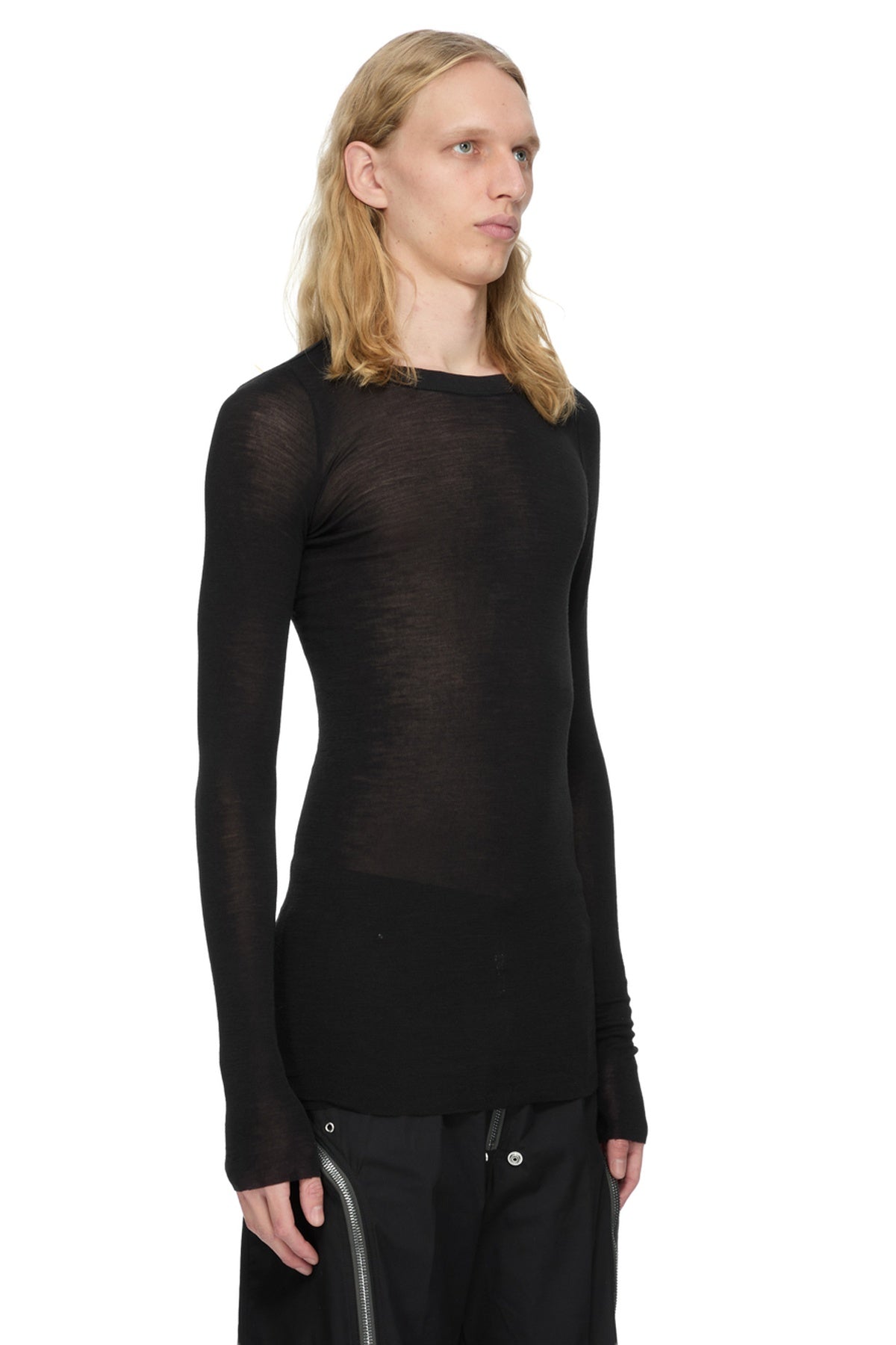 Rick Owens | Rib Long Sleeve Tee