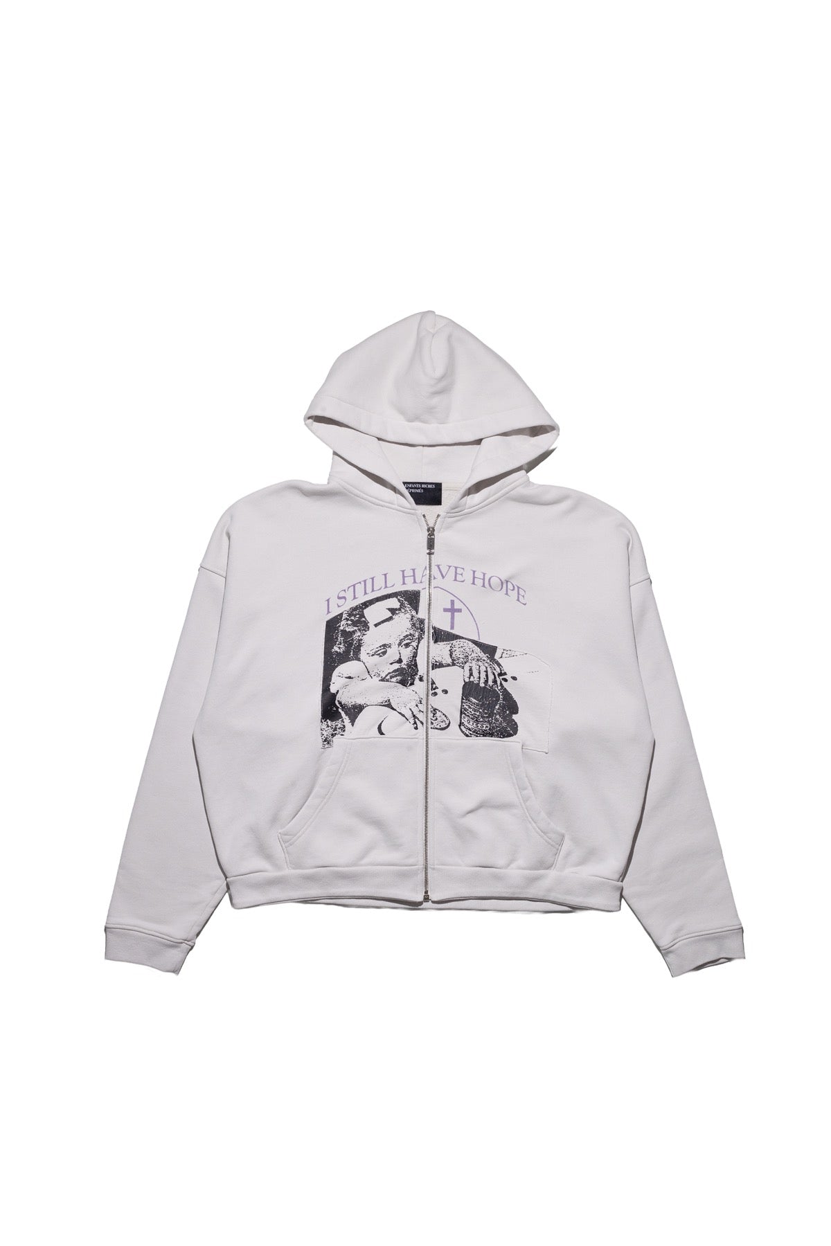 ENFANTS RICHES DÉPRIMÉS | I STILL HAVE HOPE ASSEMBLAGE ZIP-HOODIE