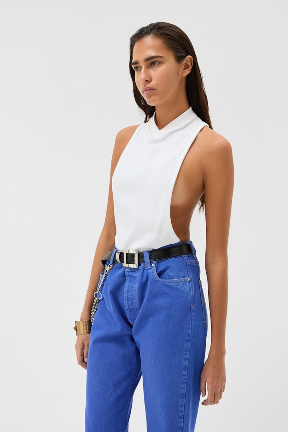 VERSACE | MEDUSA EMBROIDERED TANK