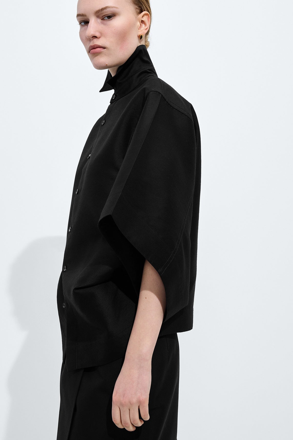 Bottega Veneta | Lightweight Wool Short Sleeve Shirt
