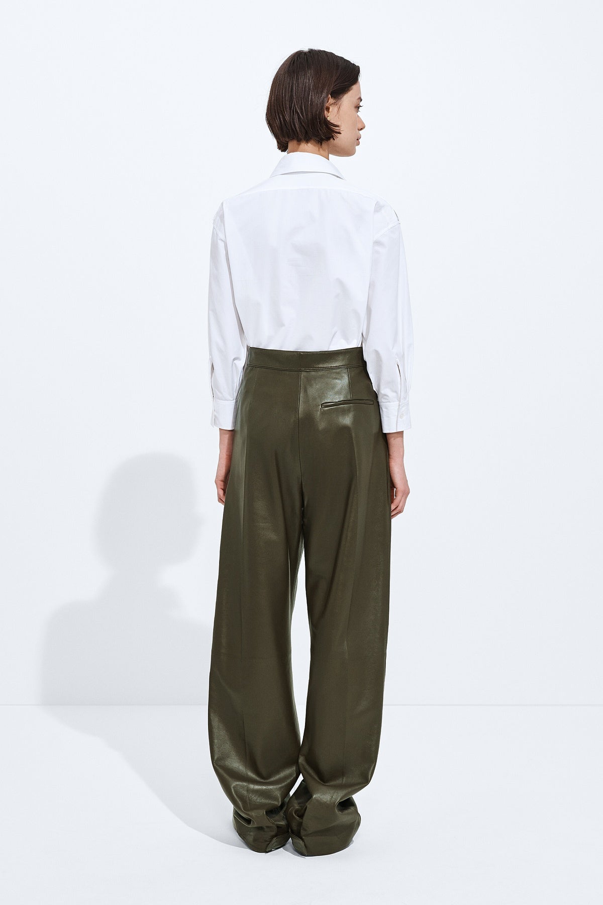 Bottega Veneta | Wide Leather Trouser