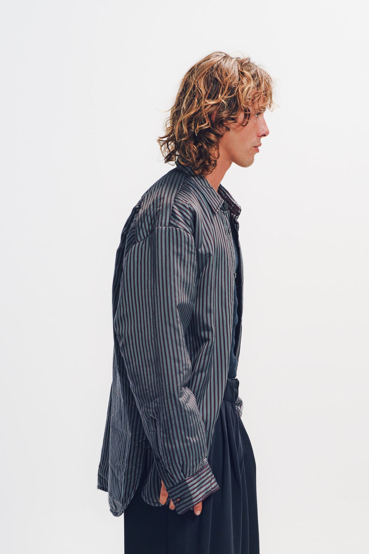 DRIES VAN NOTEN | Stripe Long-Sleeve Shirt