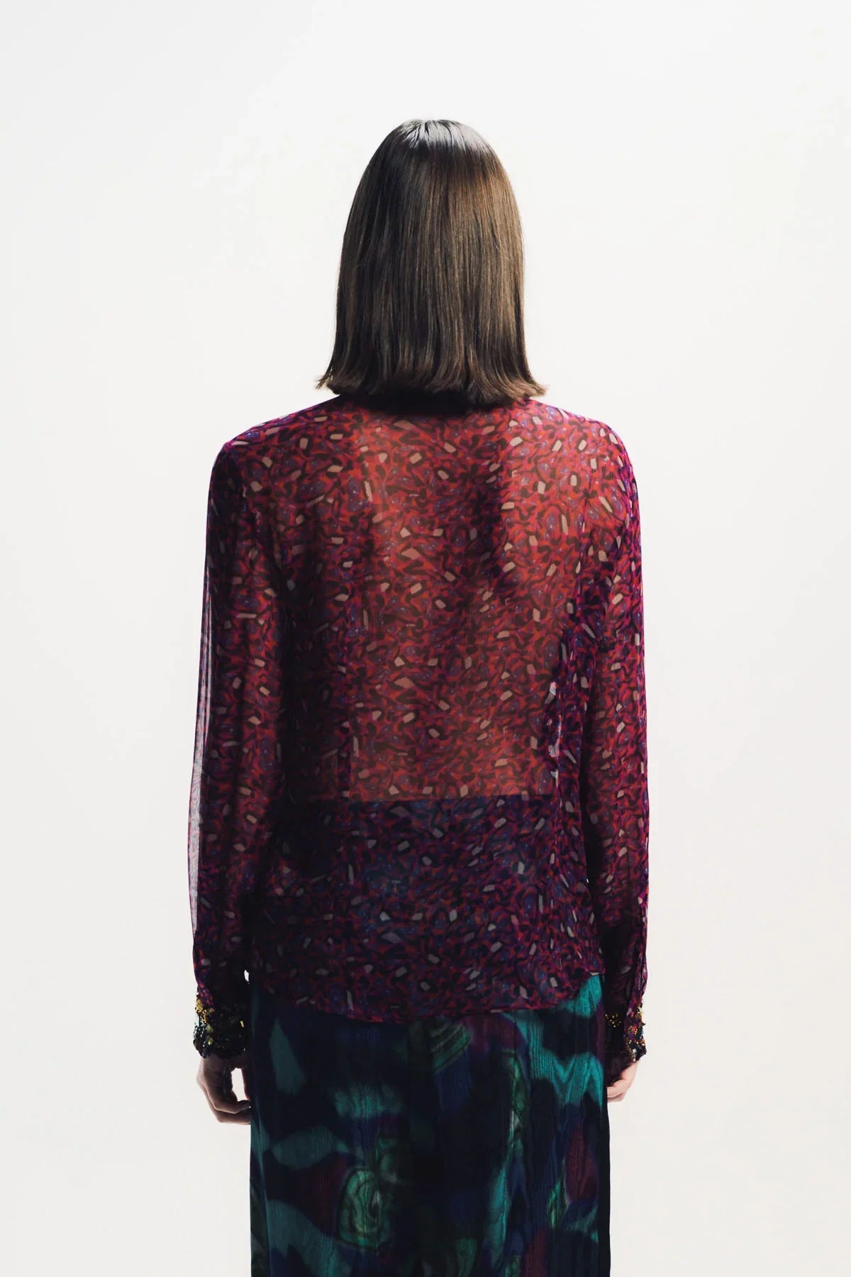 Dries Van Noten | Embroidered Long Sleeve Shirt