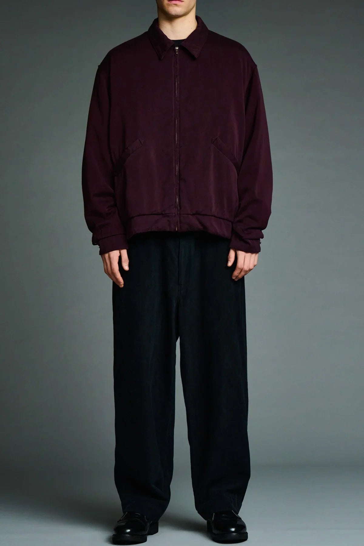 A.presse | Washed Silk Rayon Gabardine Jacket