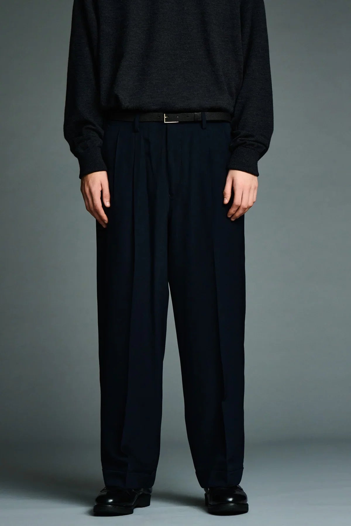 A.presse | Wool Rayon Wide Trouser