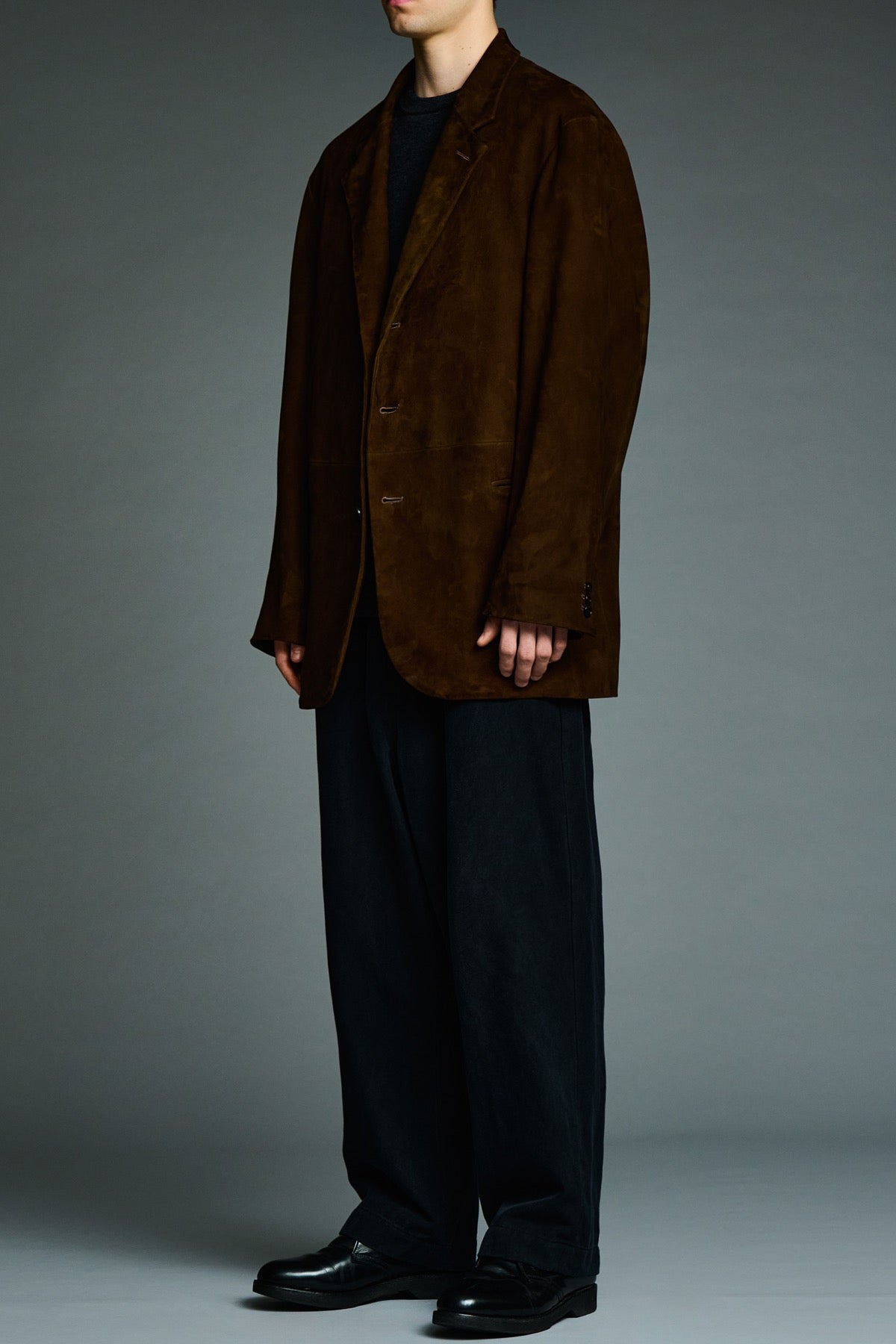 A.presse | Suede Leather Tailored Jacket