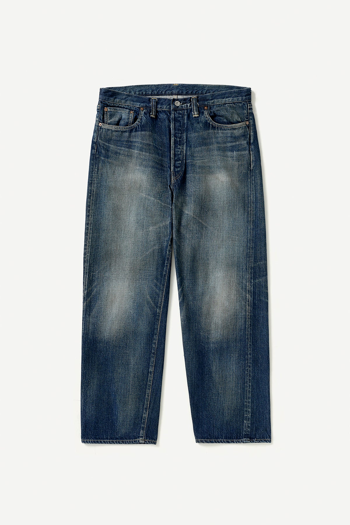 A.presse | Vintage Washed Straight Denim Pant