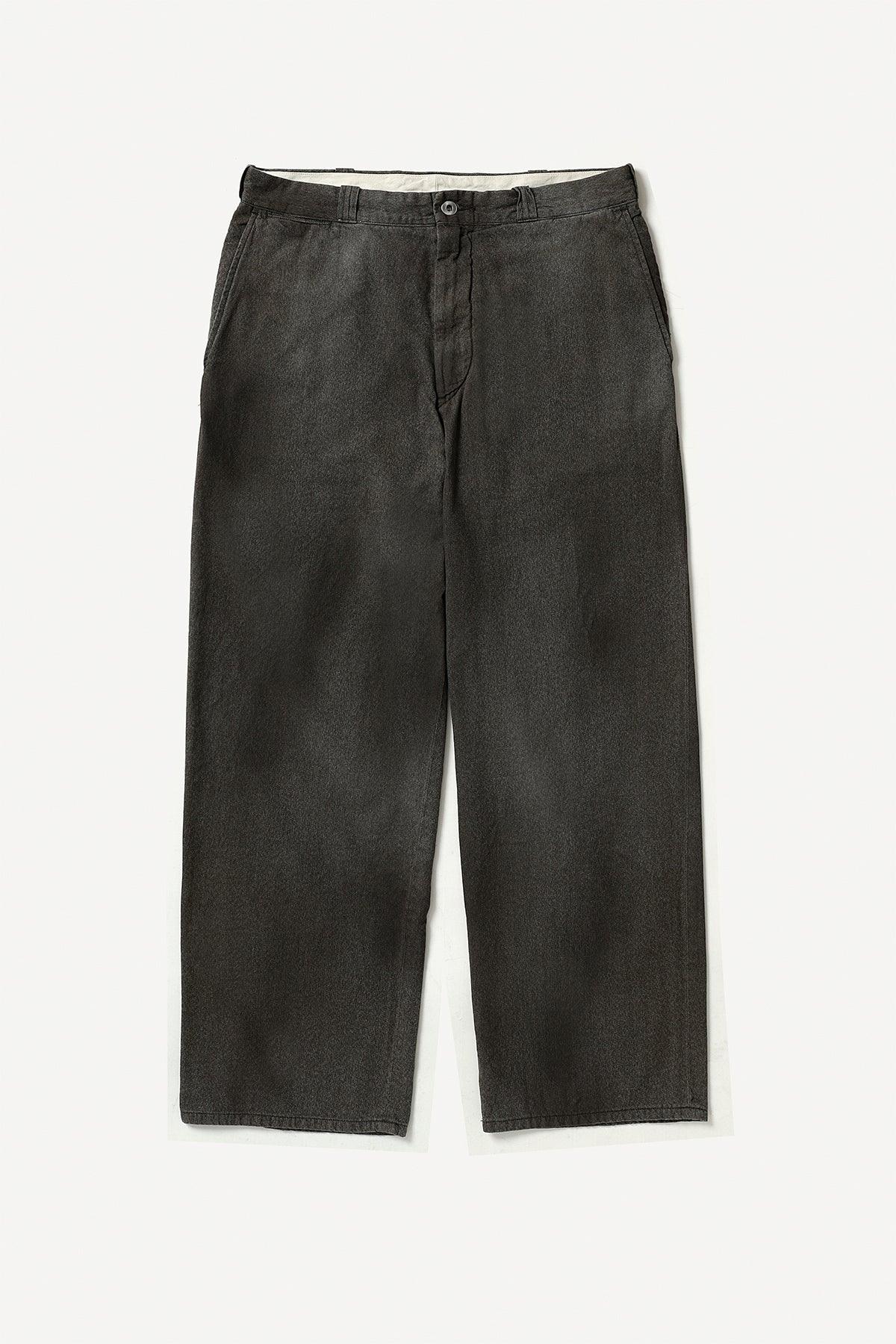 A.presse | Vintage Black Chambray Work Pant