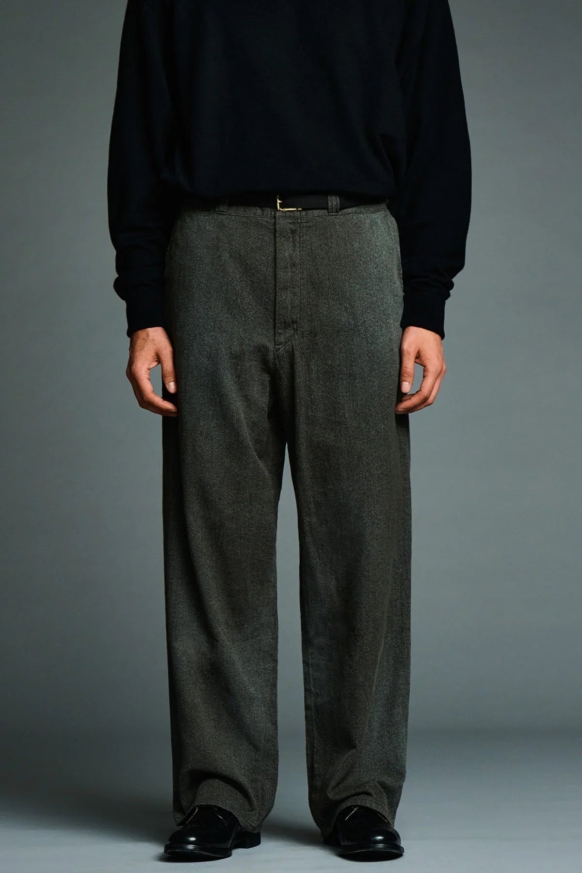 A.presse | Vintage Black Chambray Work Pant