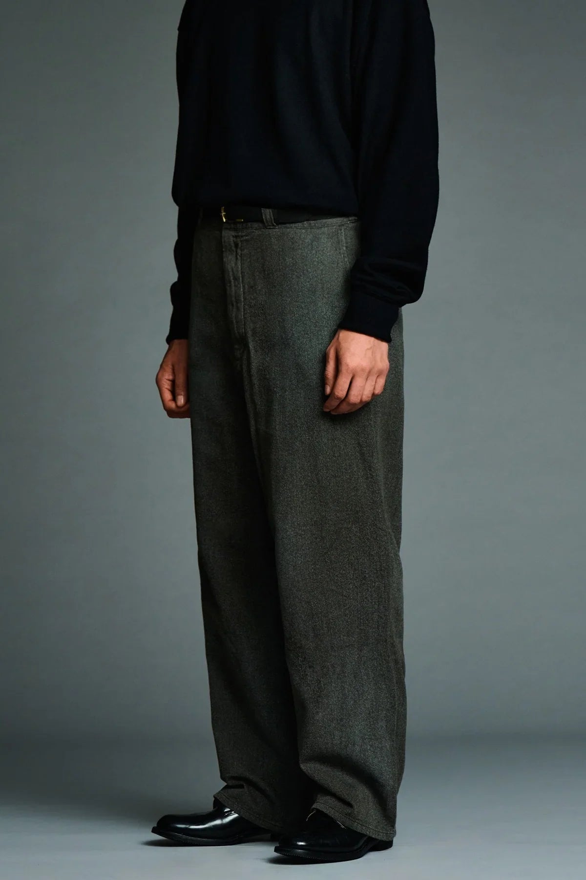 A.presse | Vintage Black Chambray Work Pant