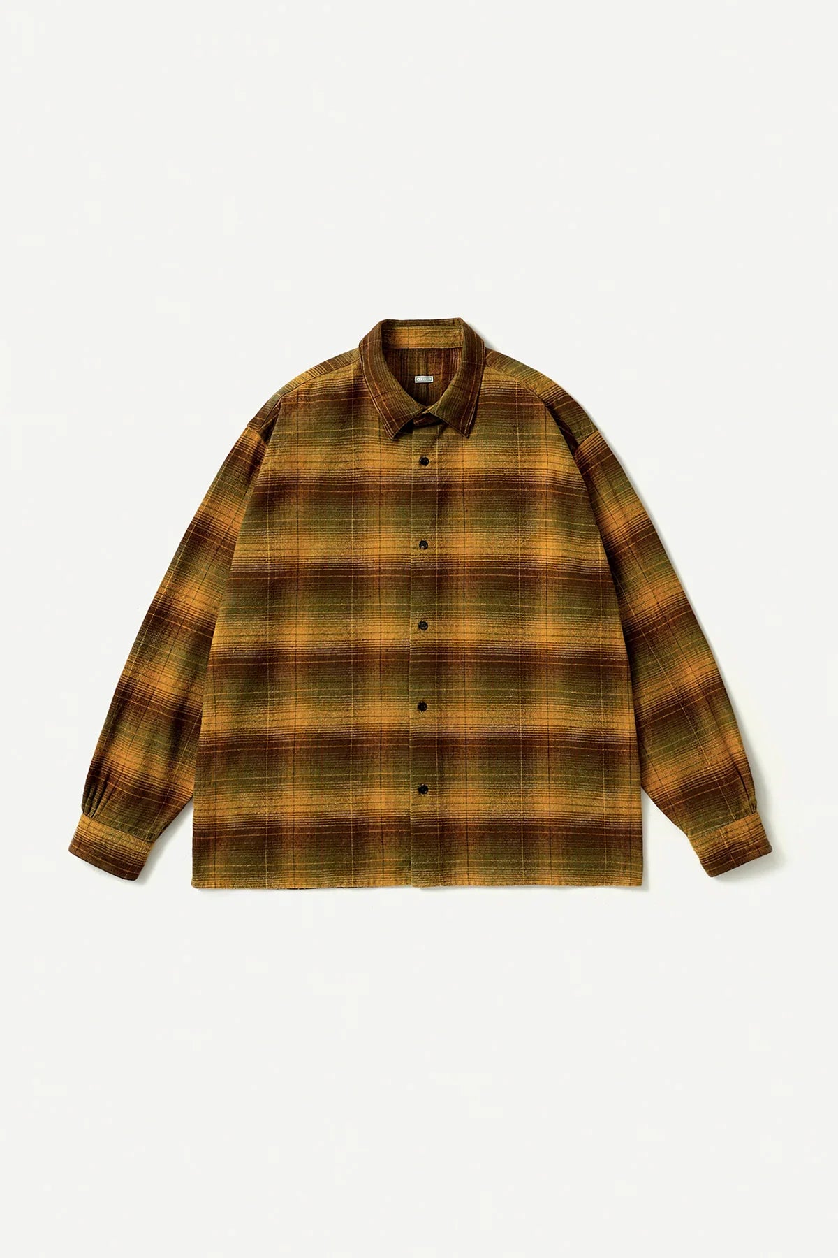 A.presse | Vintage Cotton Silk Nep Twill Check Shirt