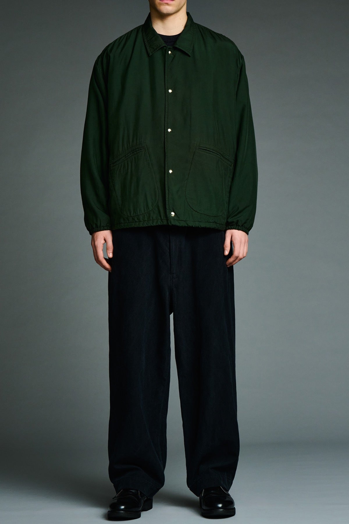 A.presse | Vintage Washed Silk Taffeta Coach Jacket