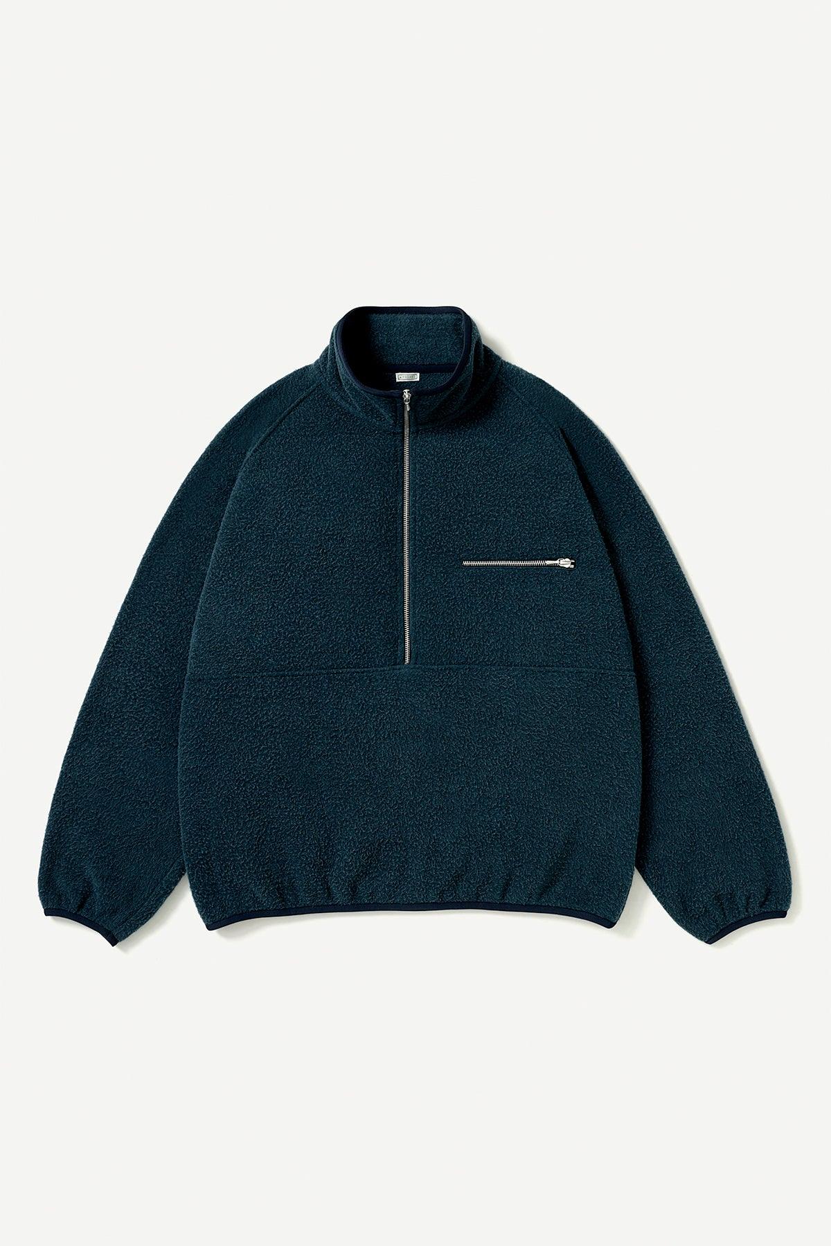 A.presse | Vintage Silk Fleece Half ZIP Jacket