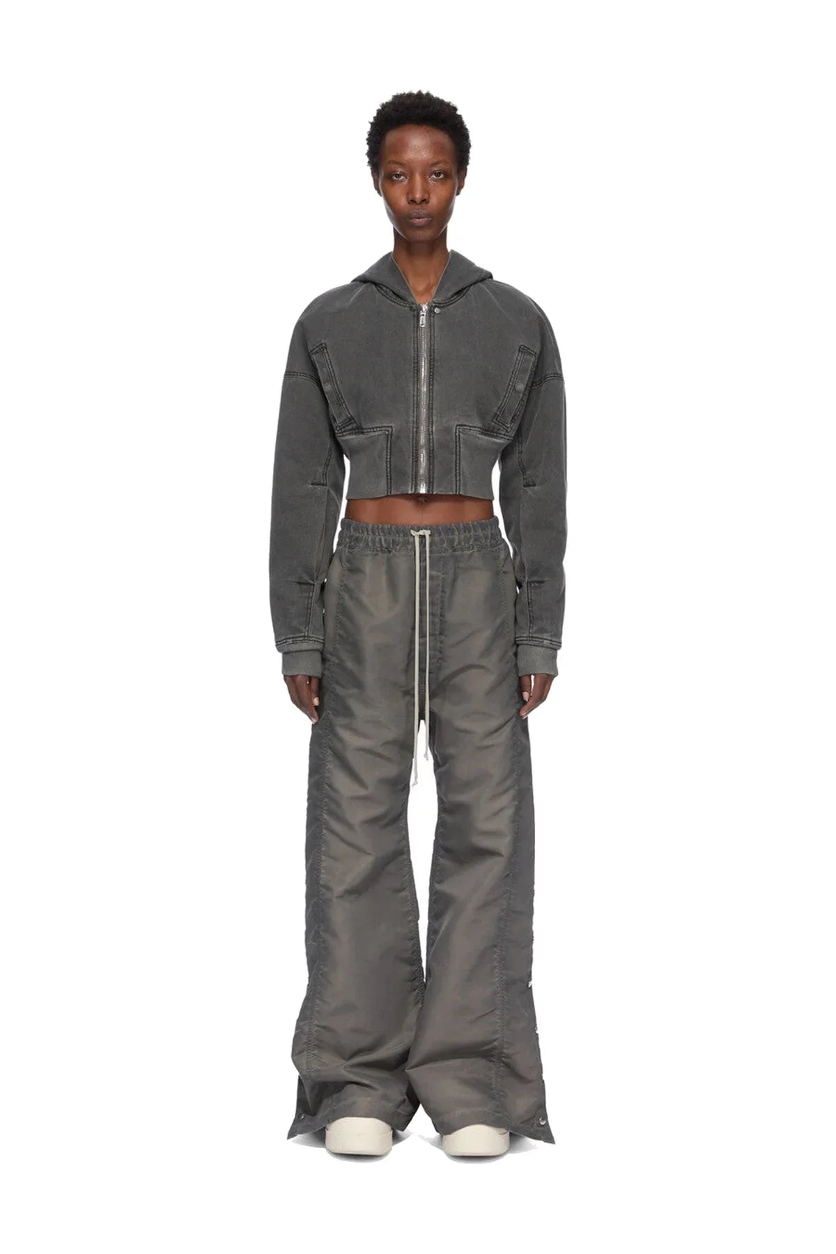 Rick Owens DRKSHDW | Hood Crop Flight Jacket