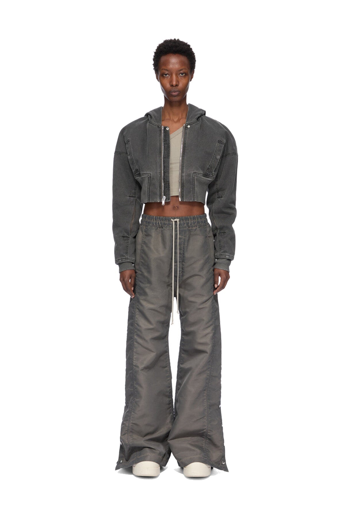 Rick Owens DRKSHDW | Hood Crop Flight Jacket