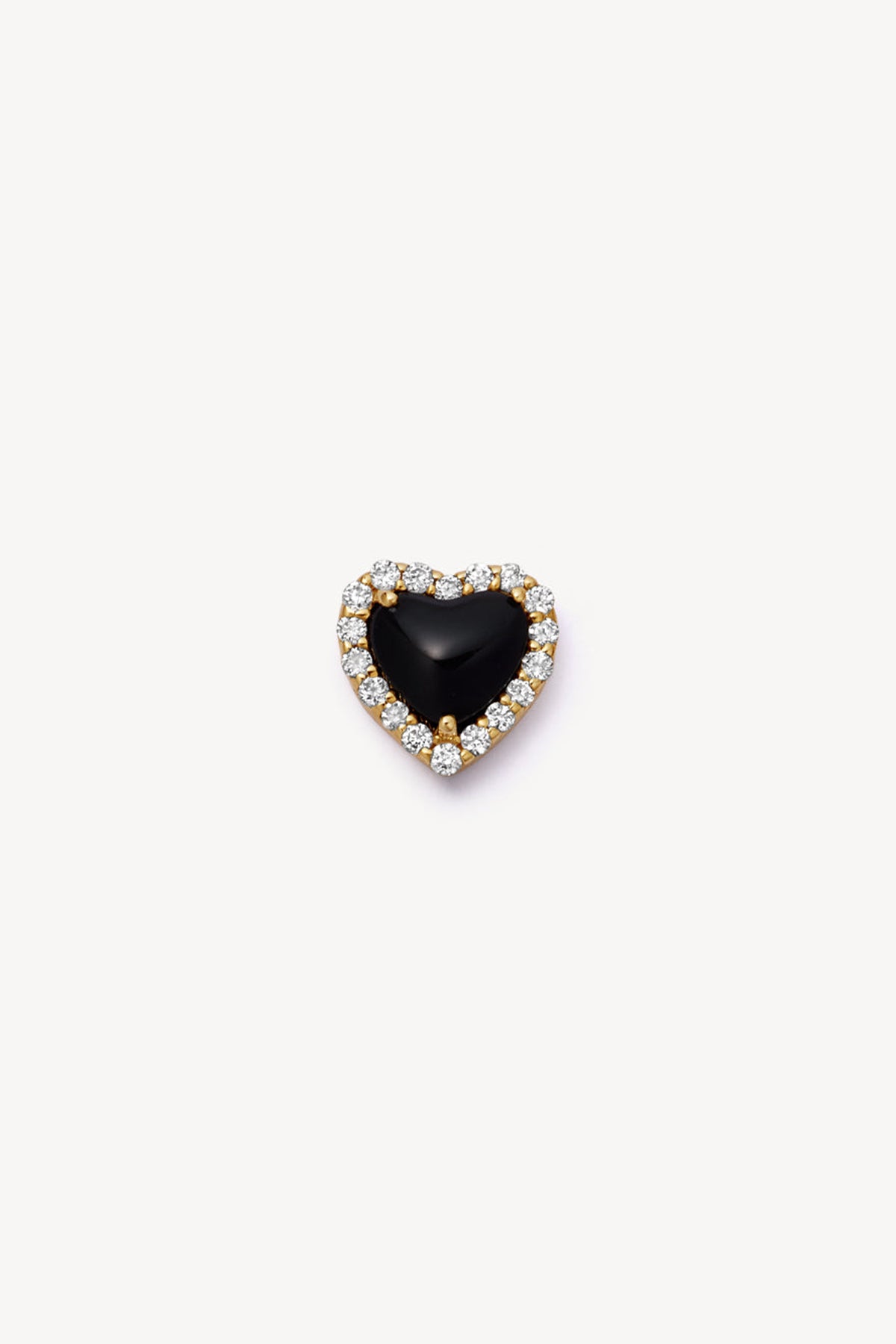 LOQUET LONDON | GOLD ECLIPSE HEART CHARM