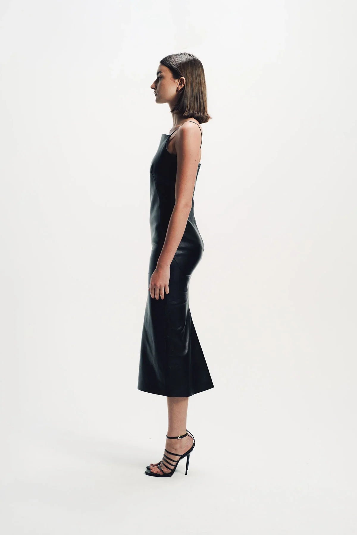 Givenchy | Sliced Midi Leather Dress