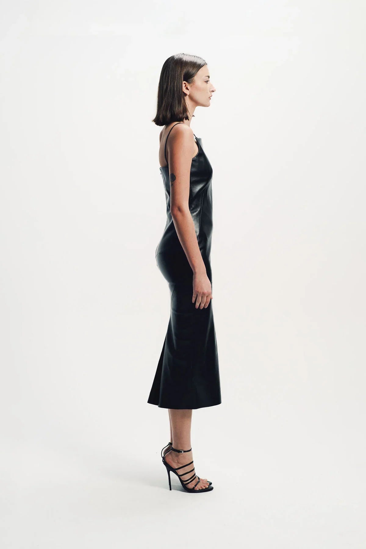 Givenchy | Sliced Midi Leather Dress
