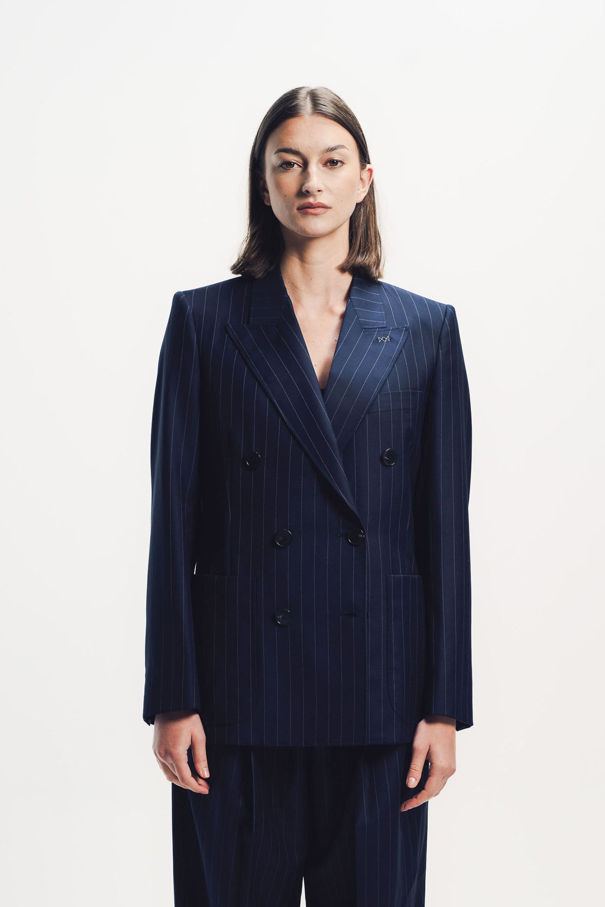 Givenchy | Double-breasted Striped Jacket in Wool