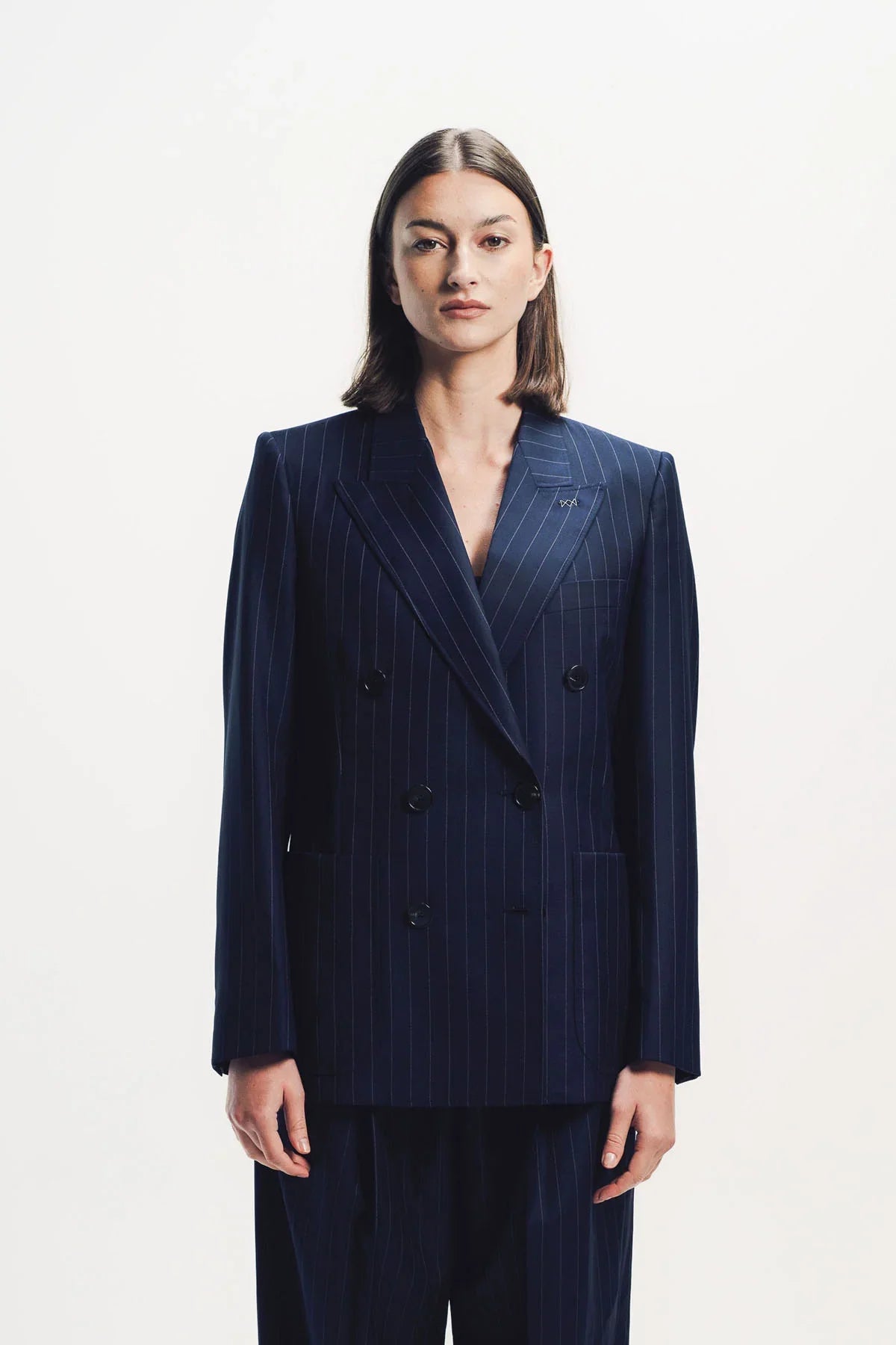 Givenchy | Double-breasted Striped Jacket in Wool