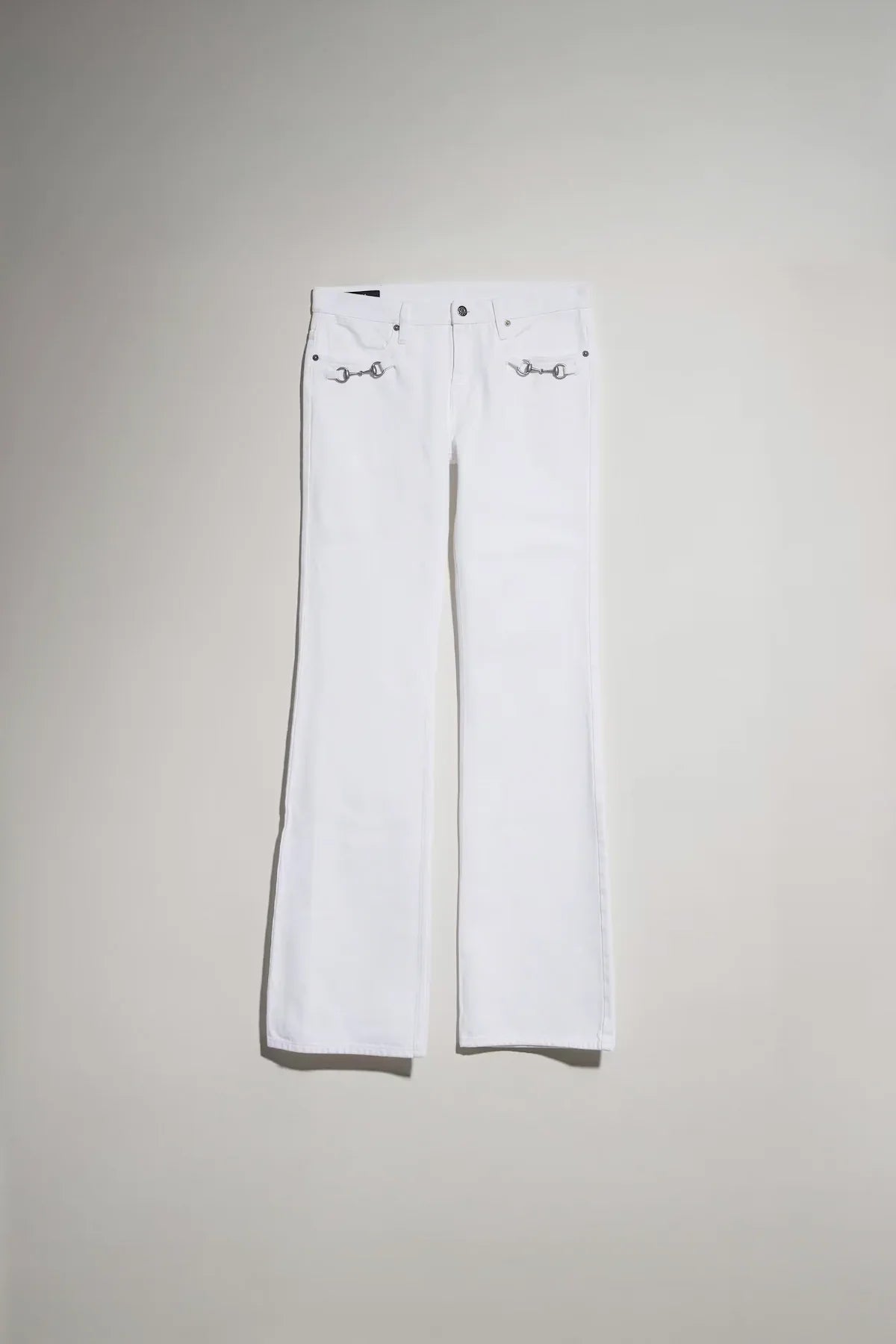 GUCCI | Cotton denim pants with Horsebit