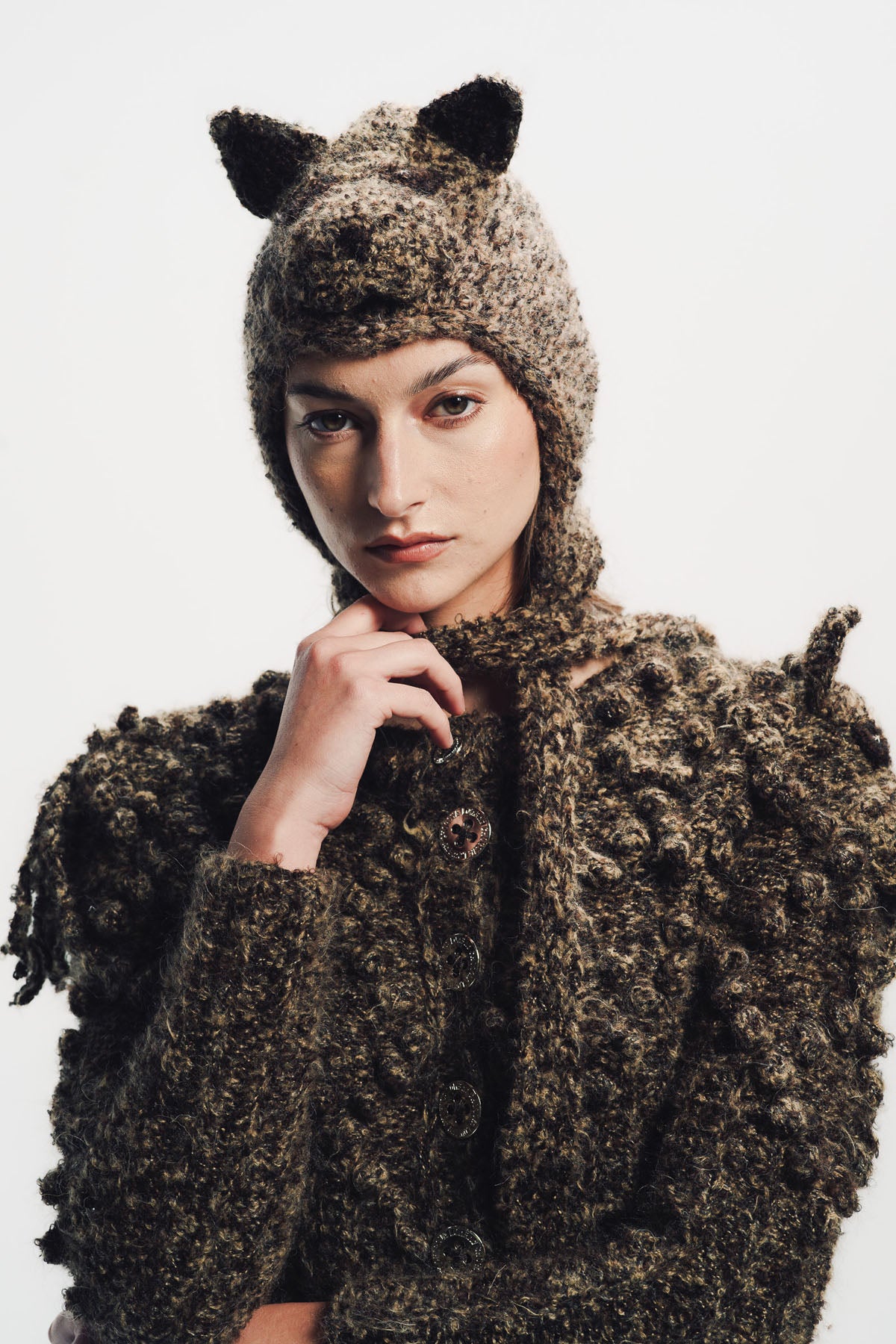 Chopova Lowena | Puppy Knit Bonnet