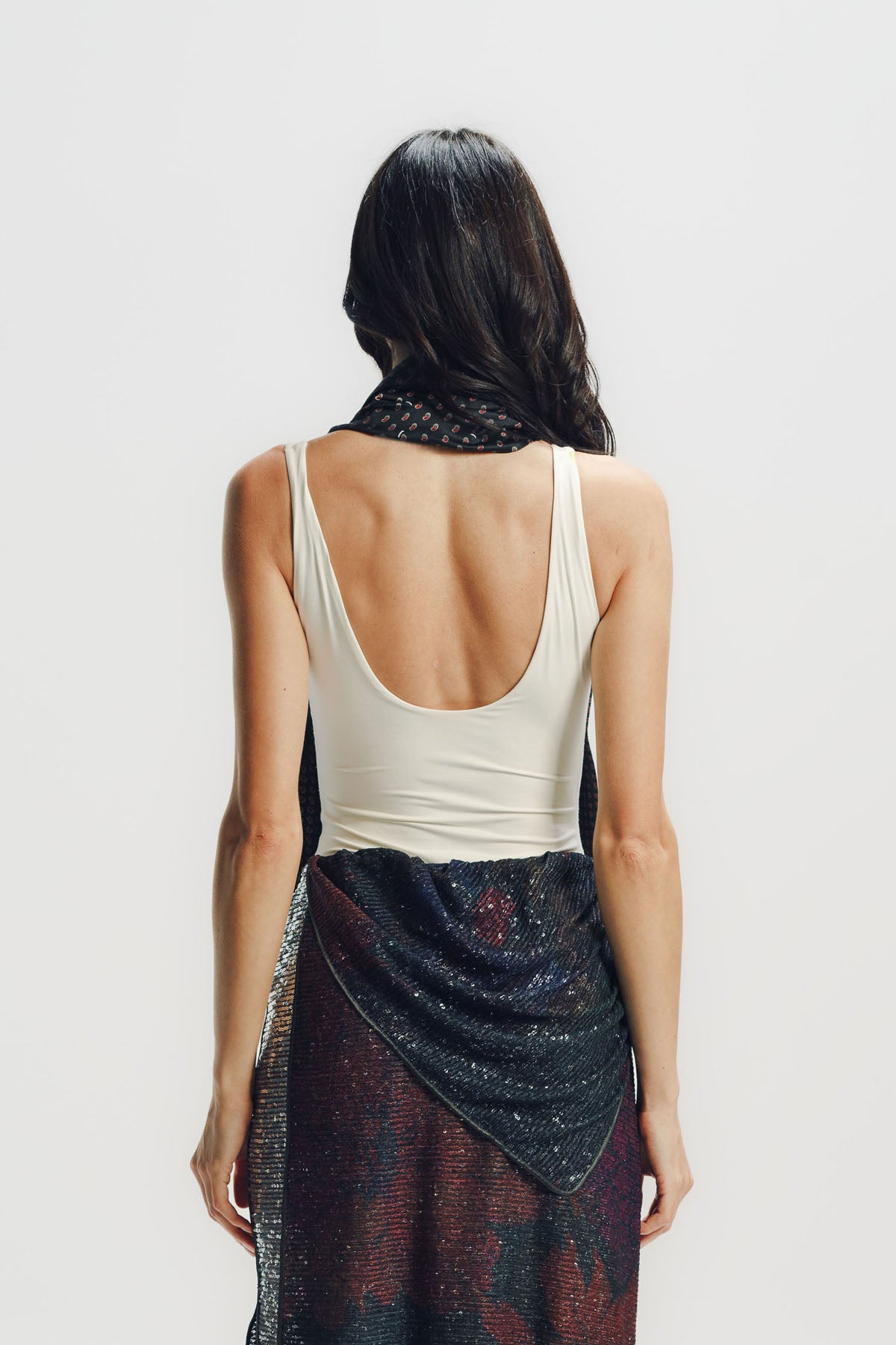 Maison Margiela | Paisley Shirting Scarf