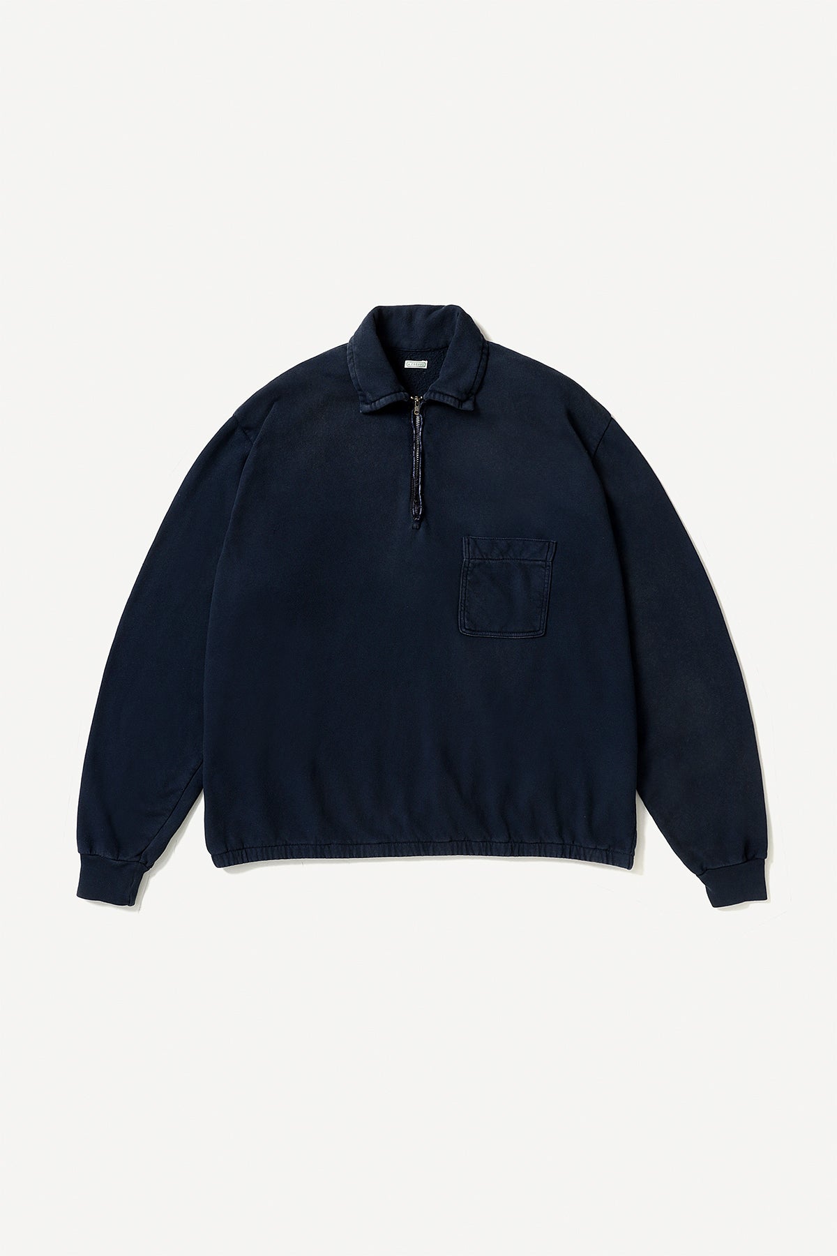 雰囲気抜群】A.PRESSE【Vintage Half Zip Sweatshirt】2 アプレッセ 