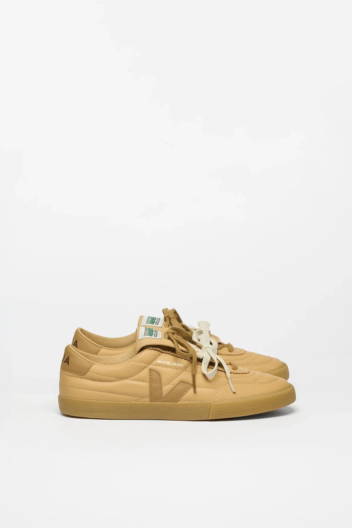 VEJA x Magliano | Panenka Leather Sneakers in Taffy