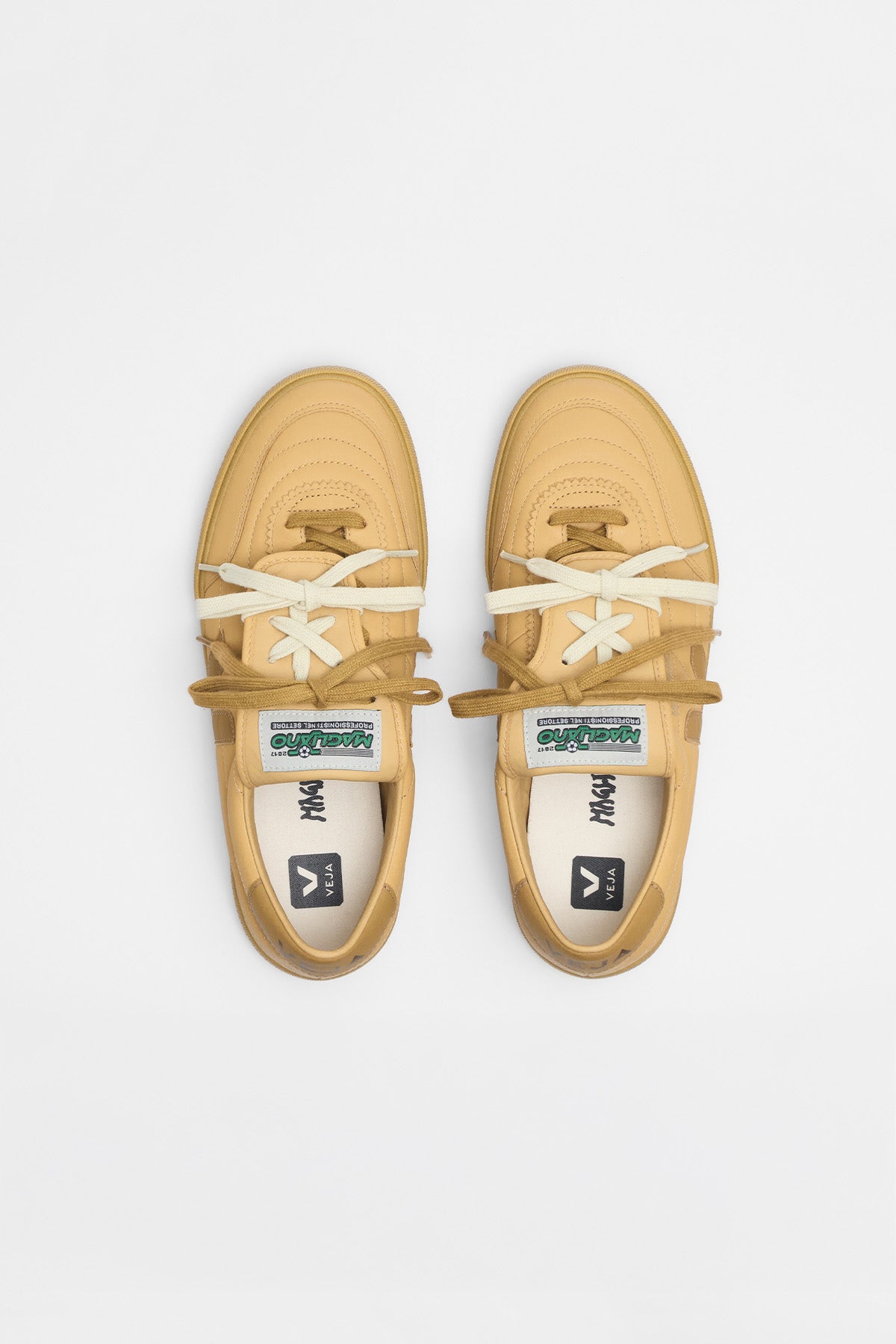 VEJA x Magliano | Panenka Leather Sneakers in Taffy