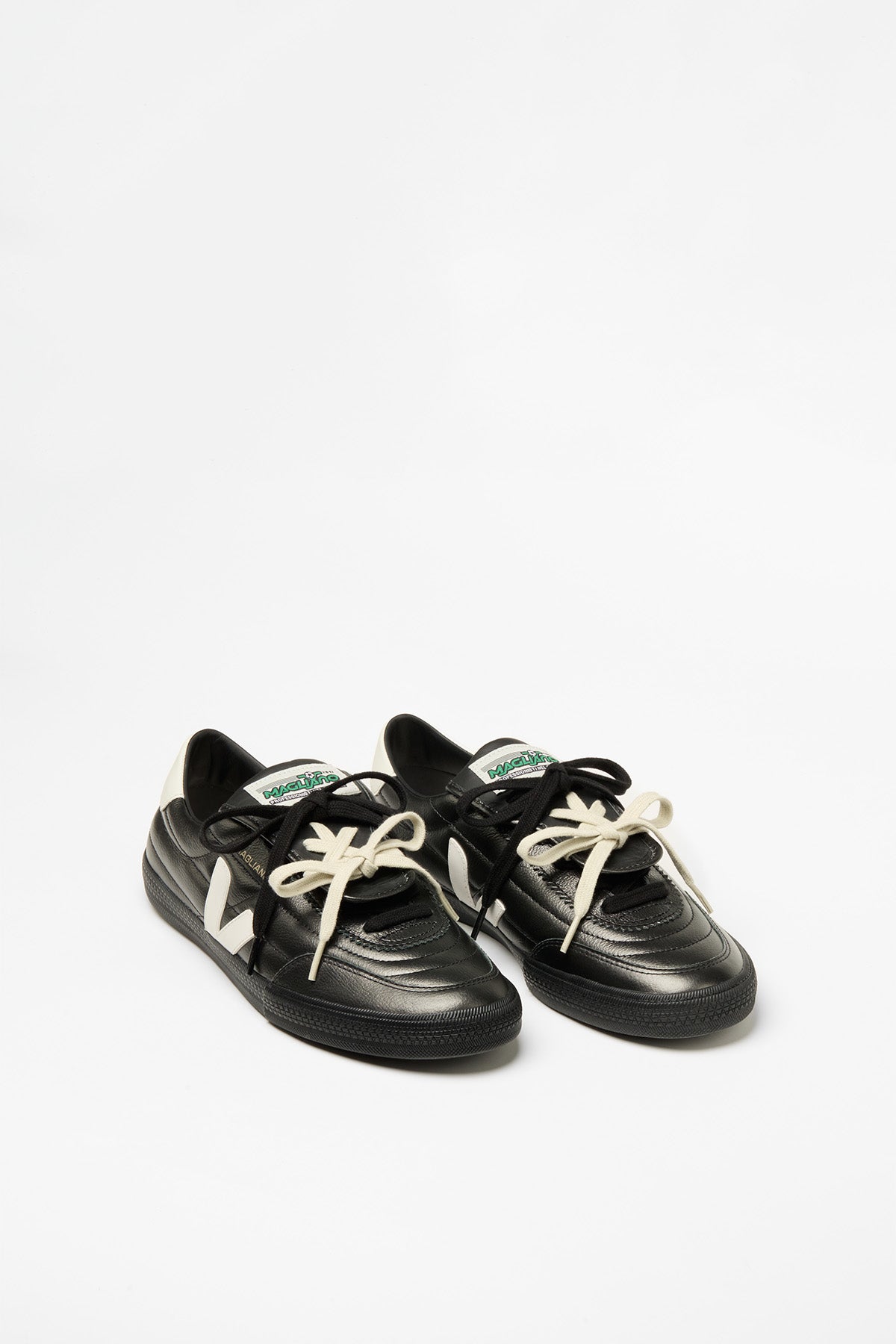 VEJA x Magliano | Panenka Leather Sneakers in Titanium