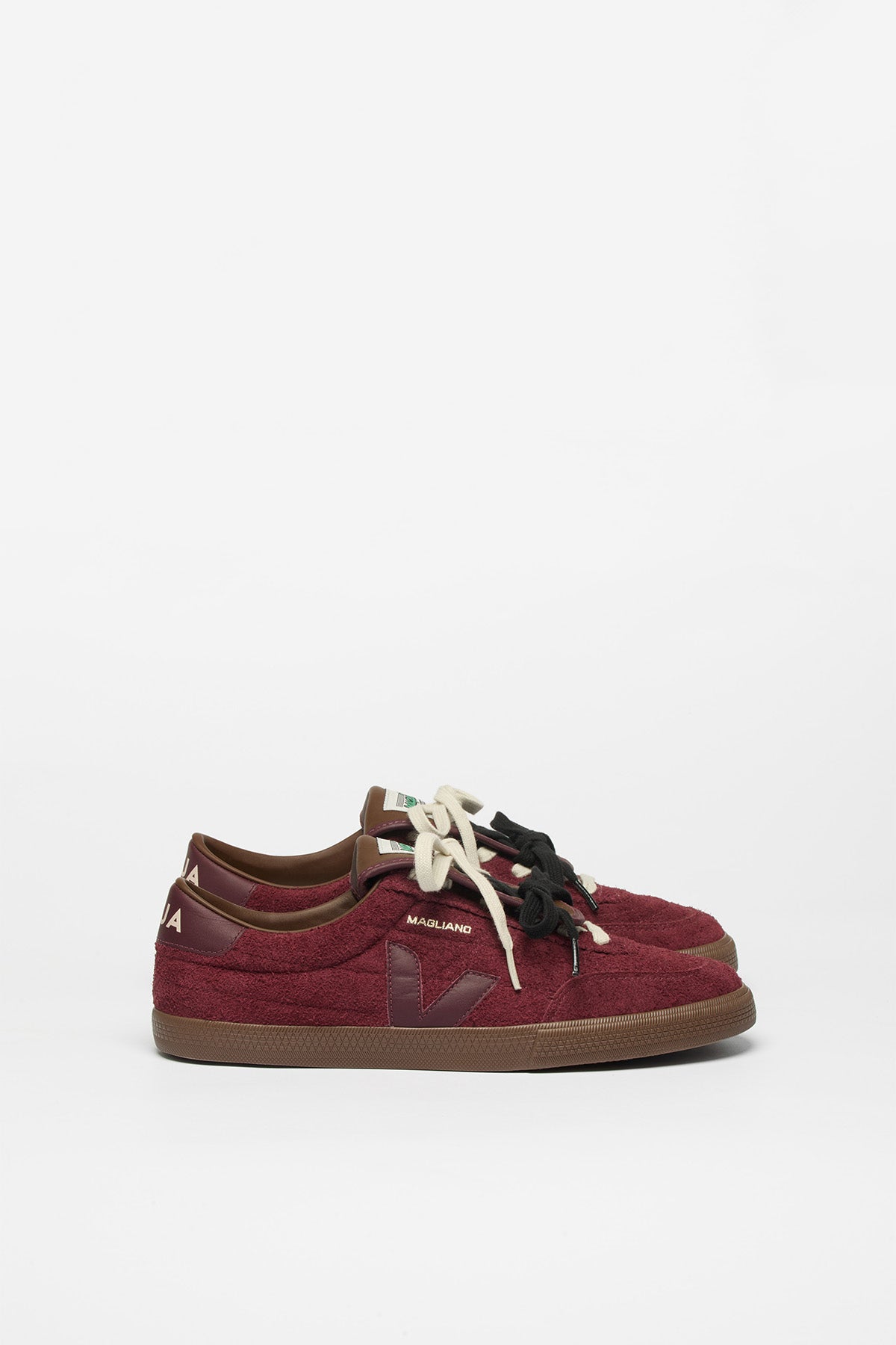 VEJA x Magliano | Panenka Suede Sneakers in Amarante