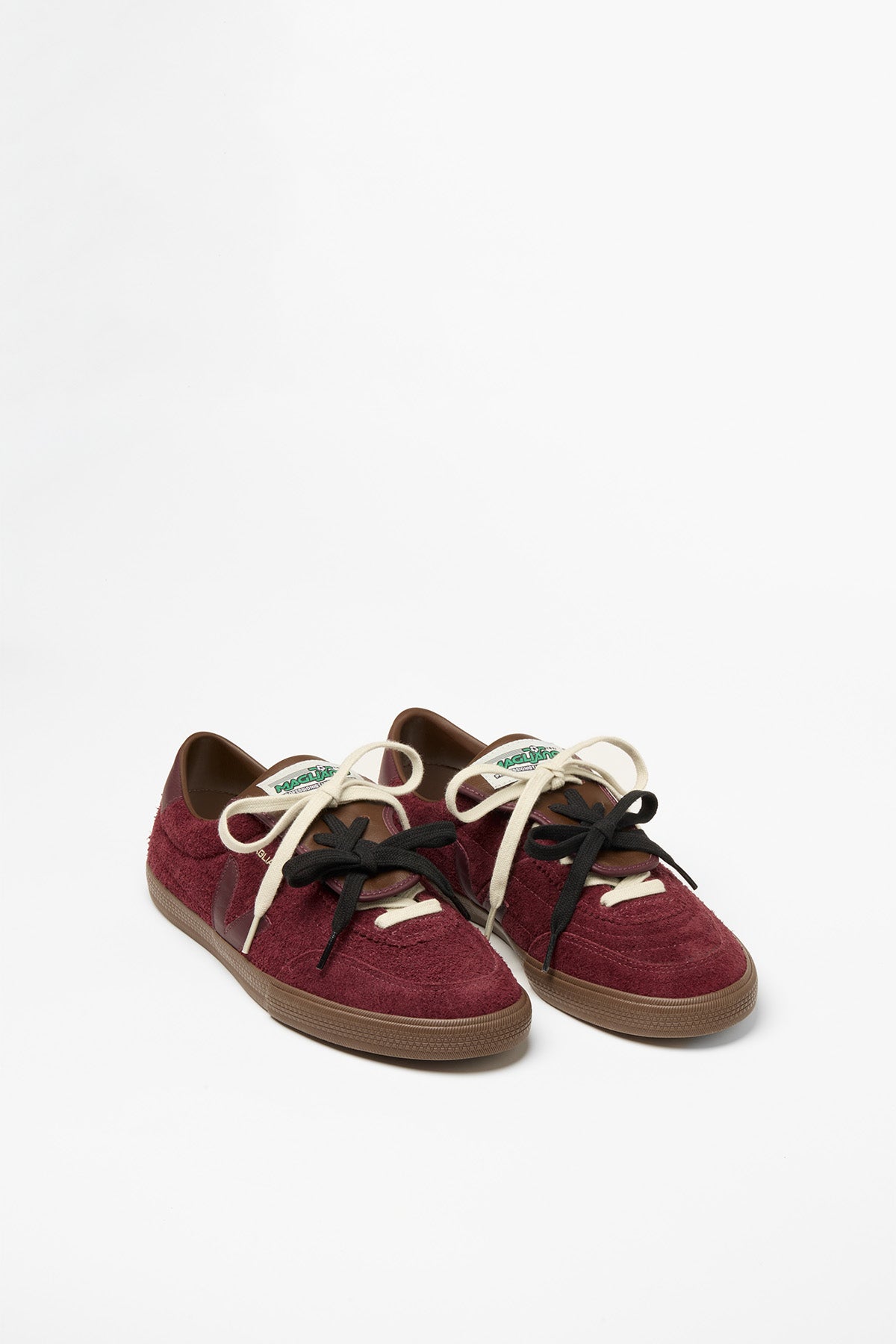 VEJA x Magliano | Panenka Suede Sneakers in Amarante