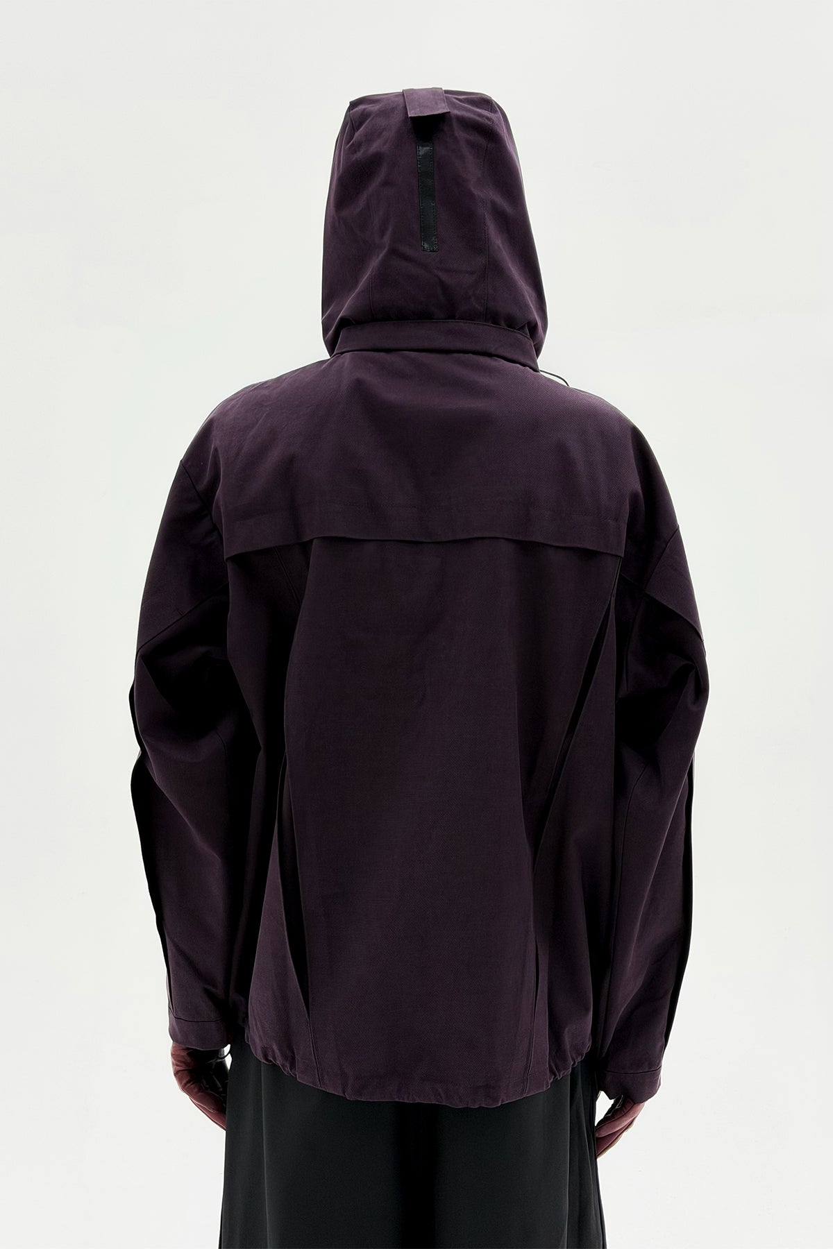 FFFPOSTALSERVICE | MK3 Curved Zip Jacket in Wine