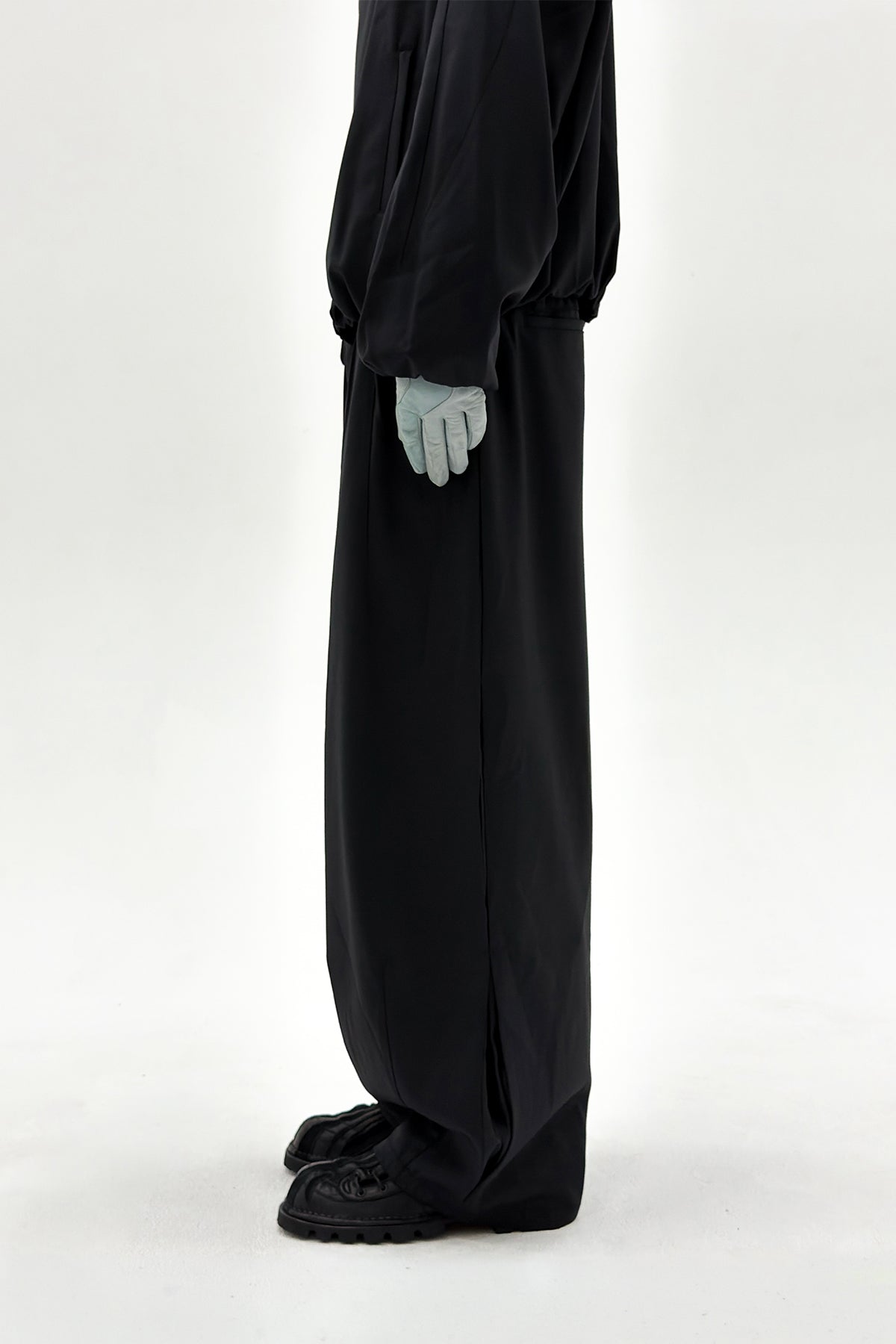 FFFPOSTALSERVICE | Wool Enigma SW Tracksuit Trousers in Black