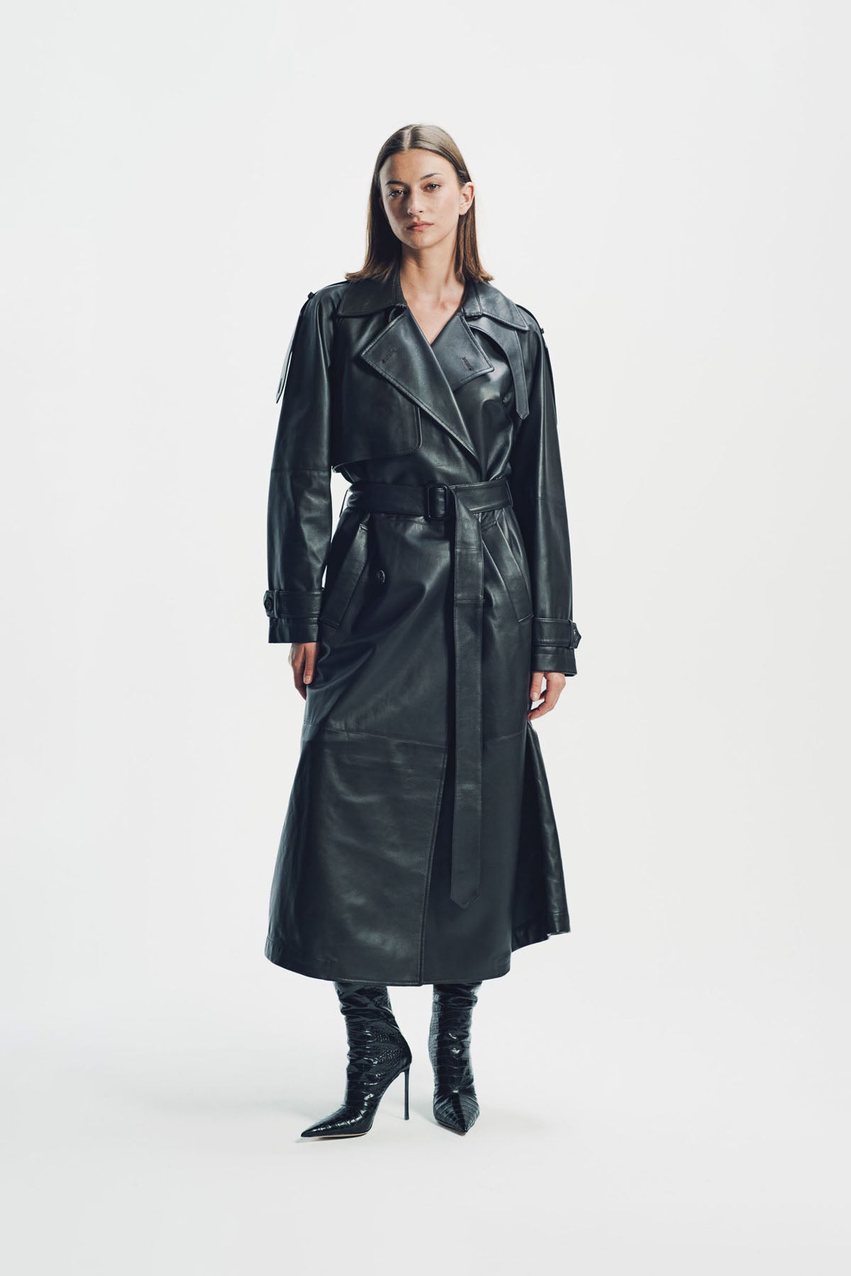 Auter | Italian Leather Trench