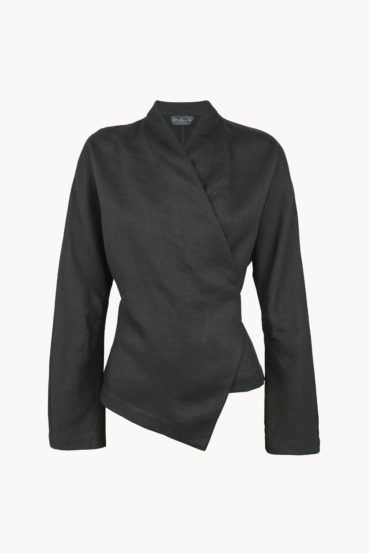 Cortana | Kyo, Ocean Green Linen and Wool Jacket