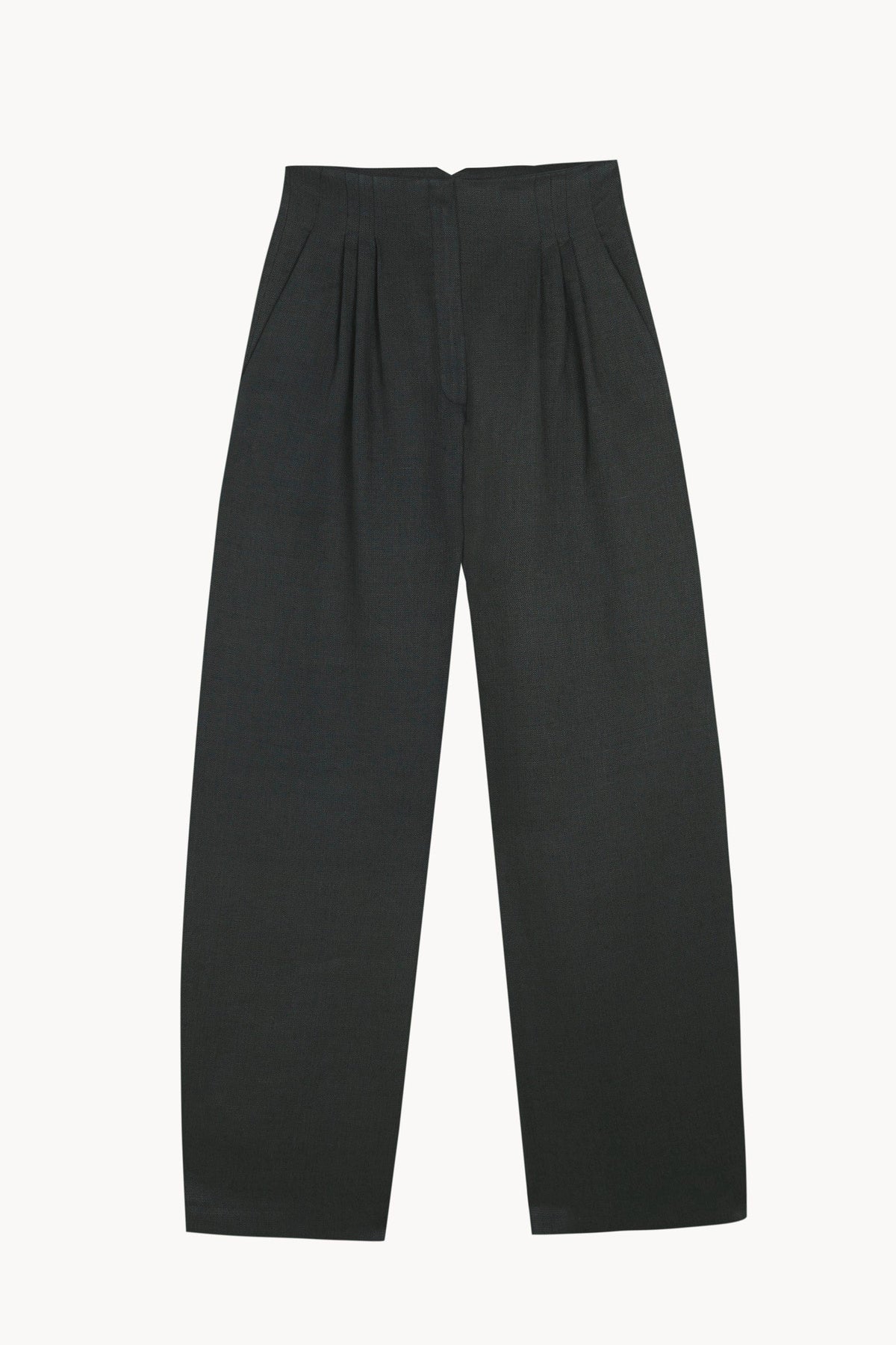 Cortana | Kyo, Ocean Green Linen and Wool Trousers