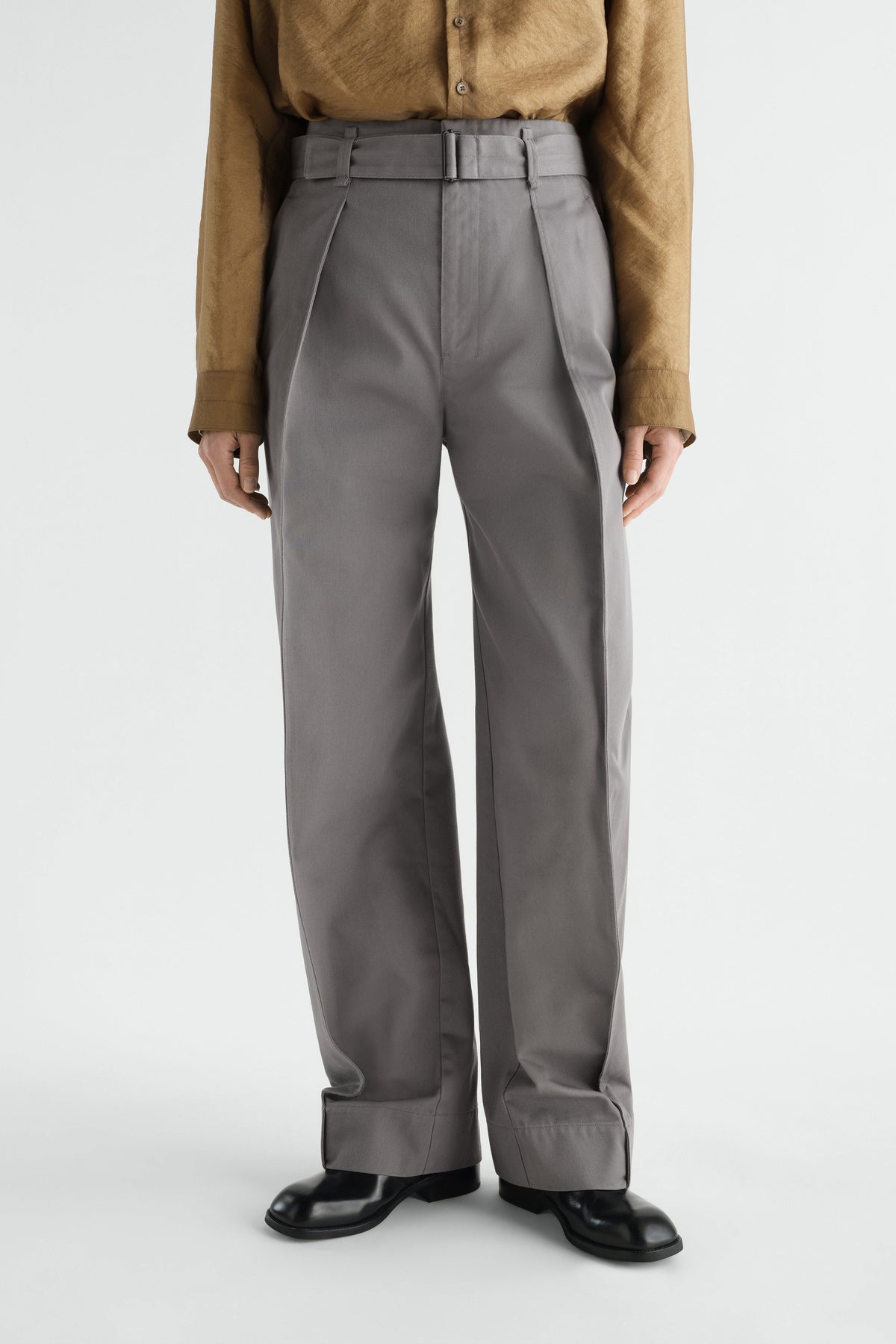 Lemaire | Curved Pants in Cotton Twill Blend