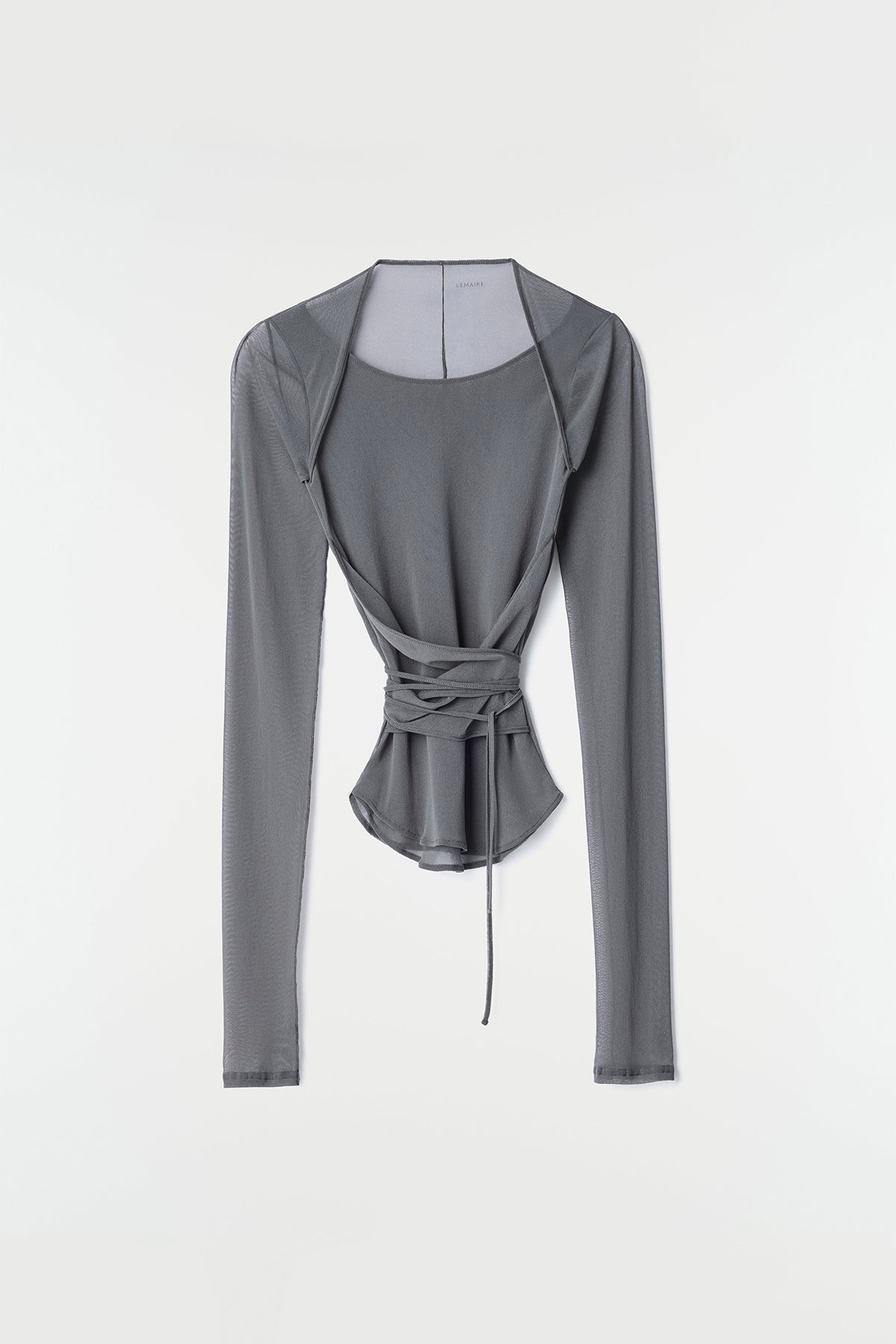 Lemaire | Ballerina Wrap Top In Mesh Jersey