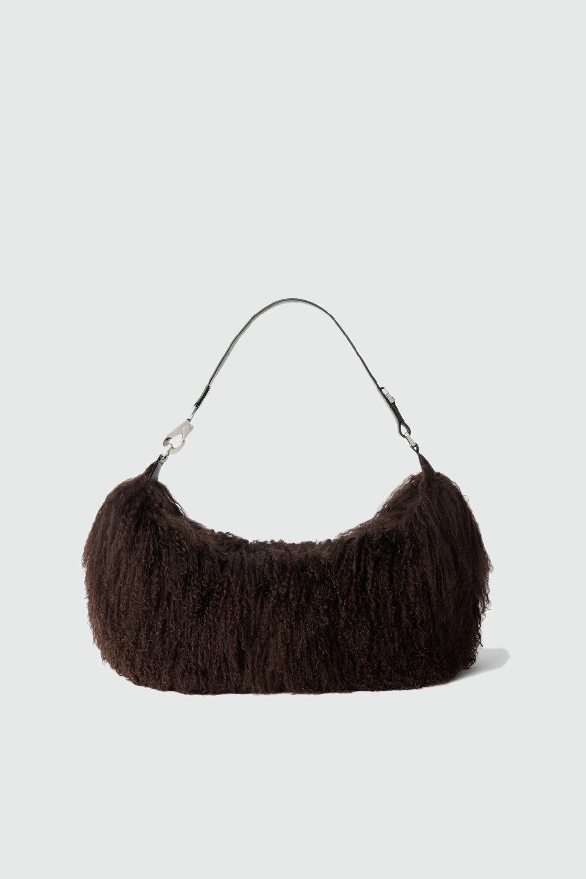 Lemaire | Quiver Clip Bag in Mongolian Lamb Leather