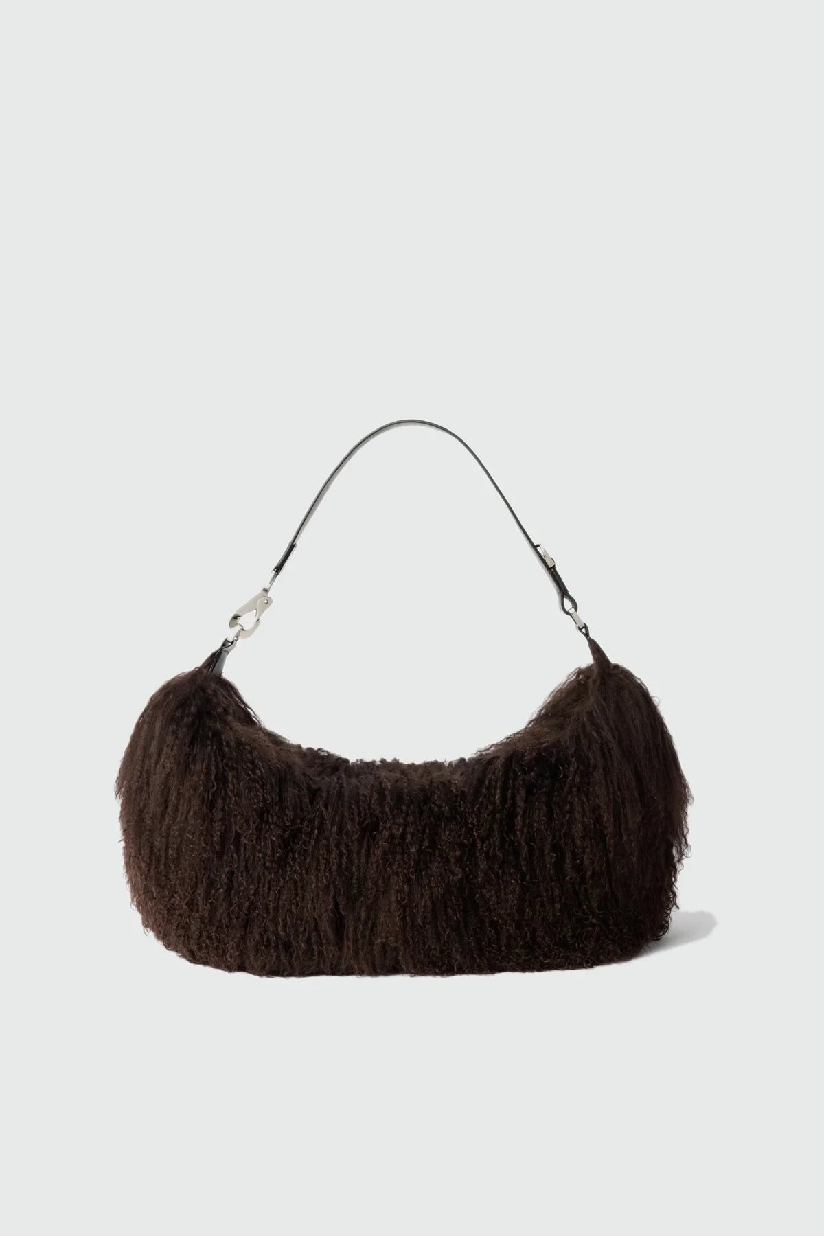 Lemaire | Quiver Clip Bag in Mongolian Lamb Leather