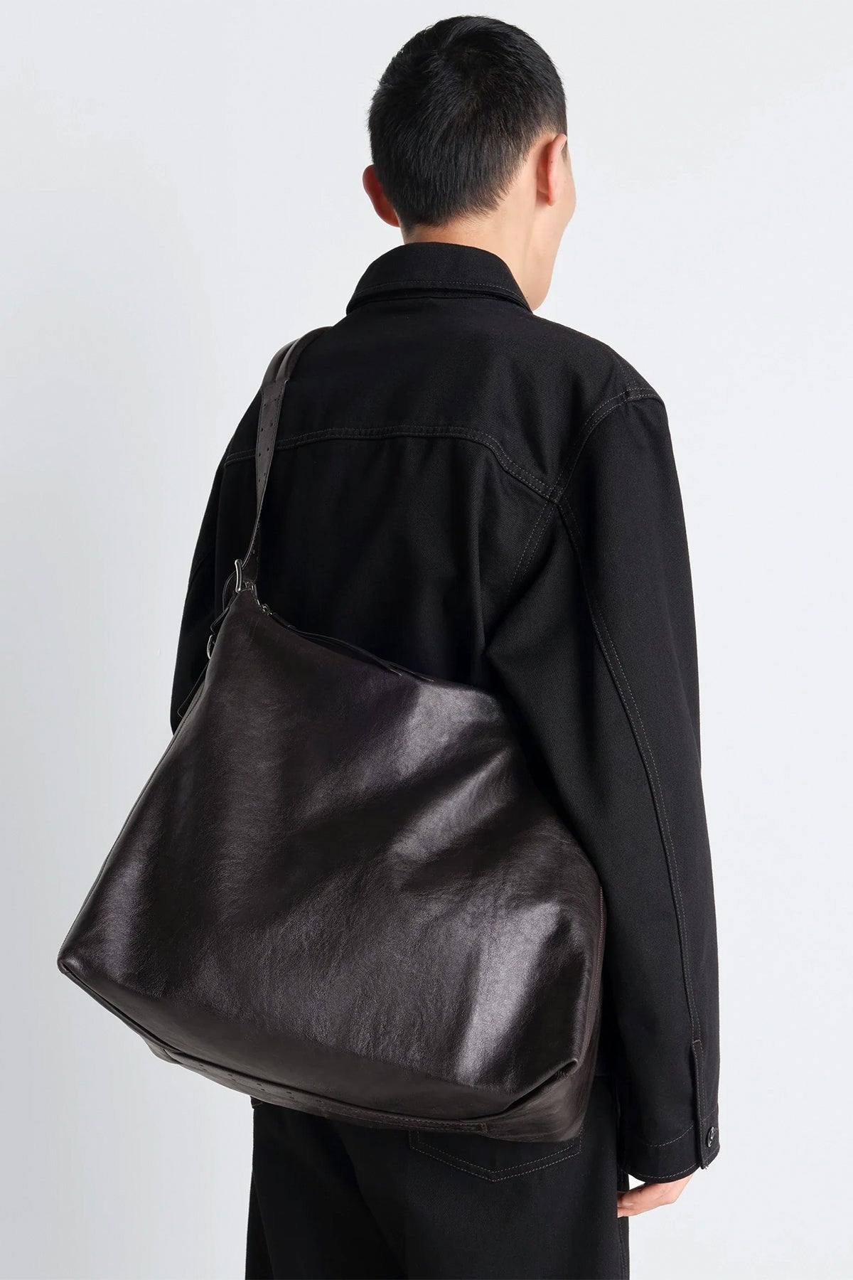 Lemaire | Belted Hobo Bag in Leather
