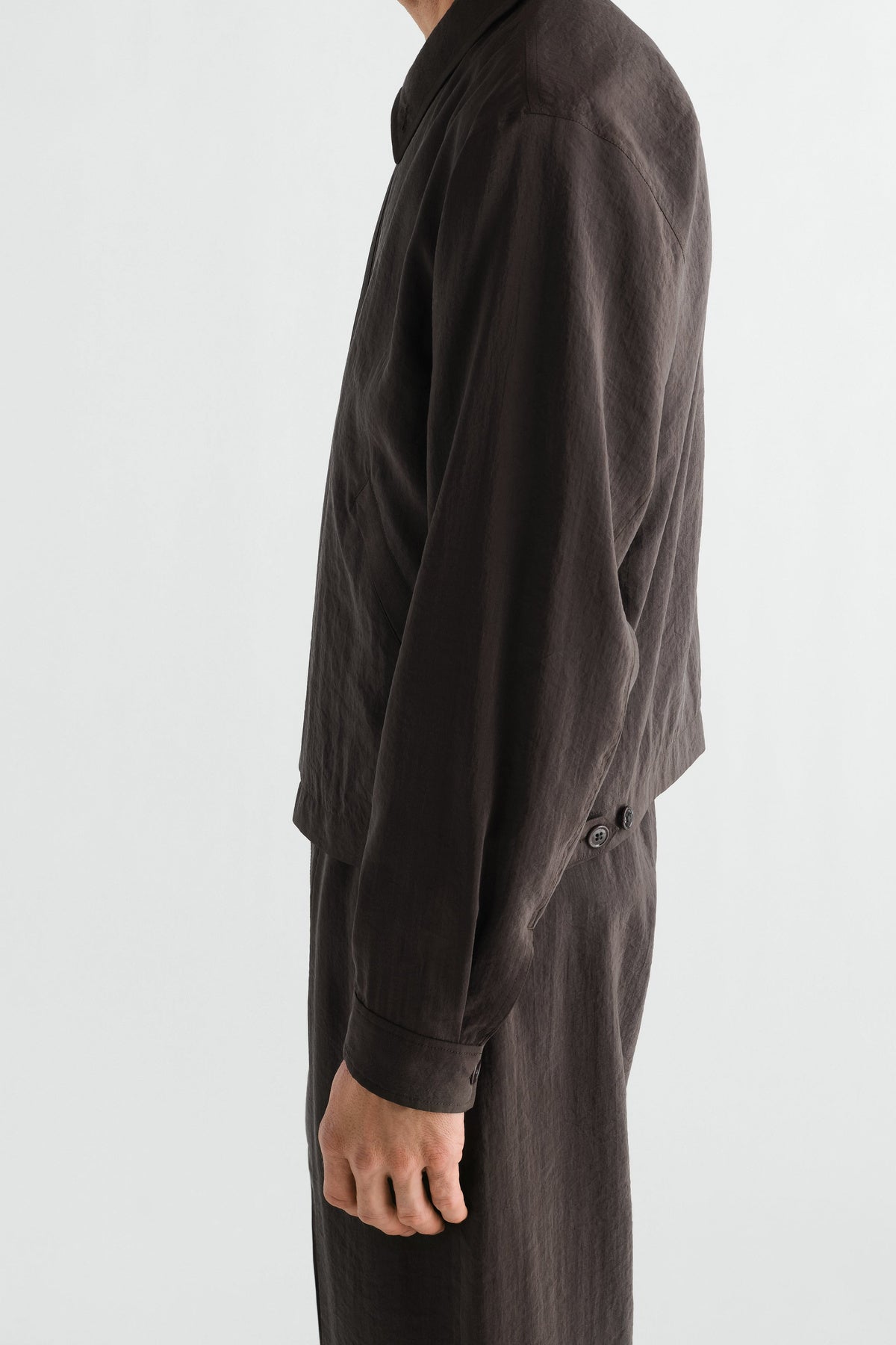 Lemaire | Light Zipped Blouson in Dry Silk