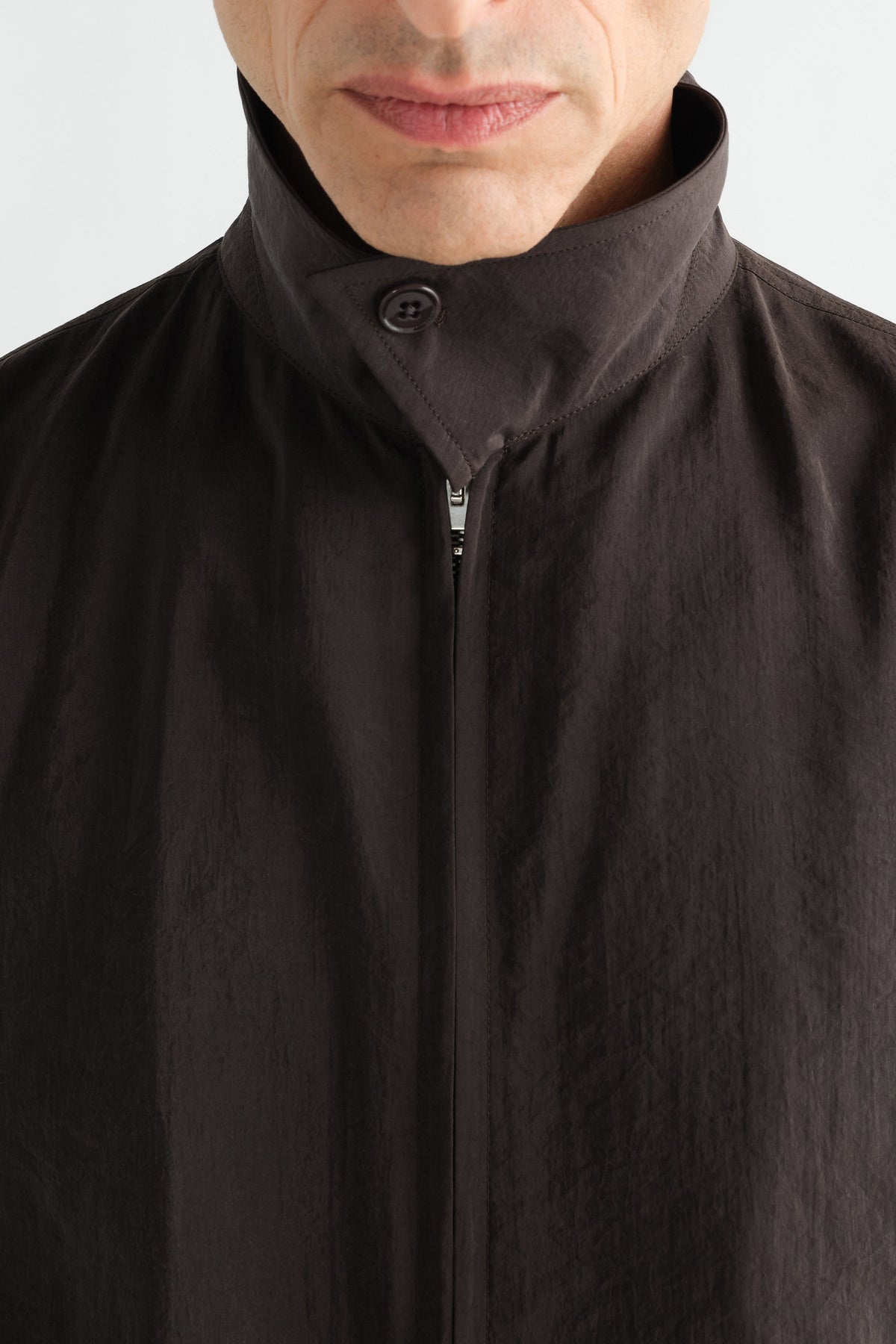 Lemaire | Light Zipped Blouson in Dry Silk