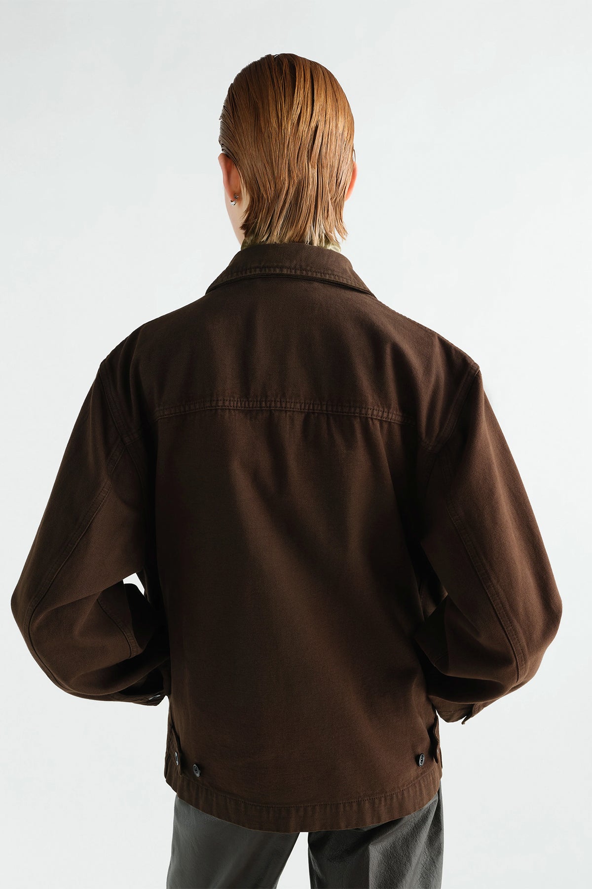 Lemaire | Boxy Jacket in Heavy Garment-dyed Broken Twill