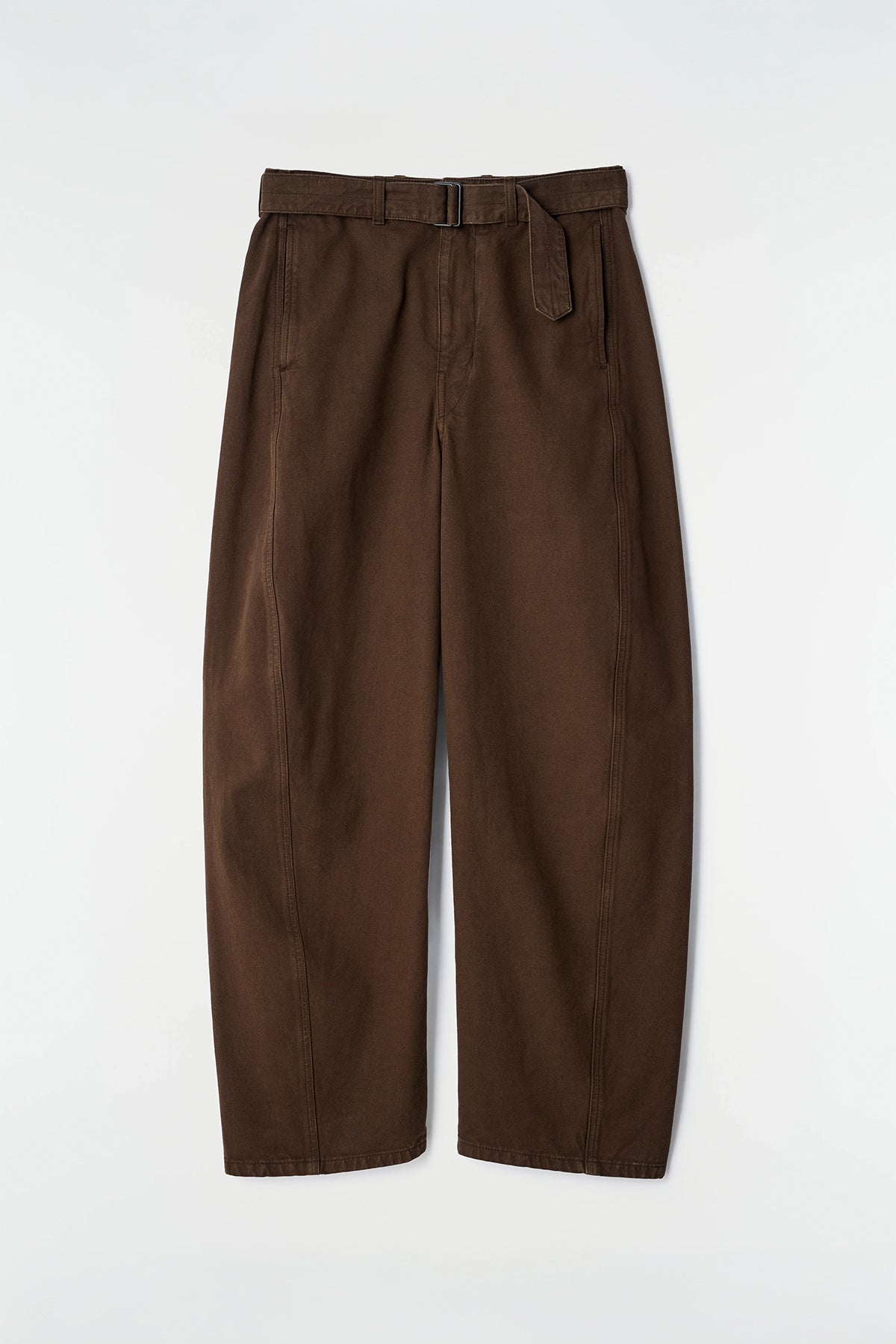 Lemaire | Twisted Belted Pants in Dyed Heavy Broken Twill