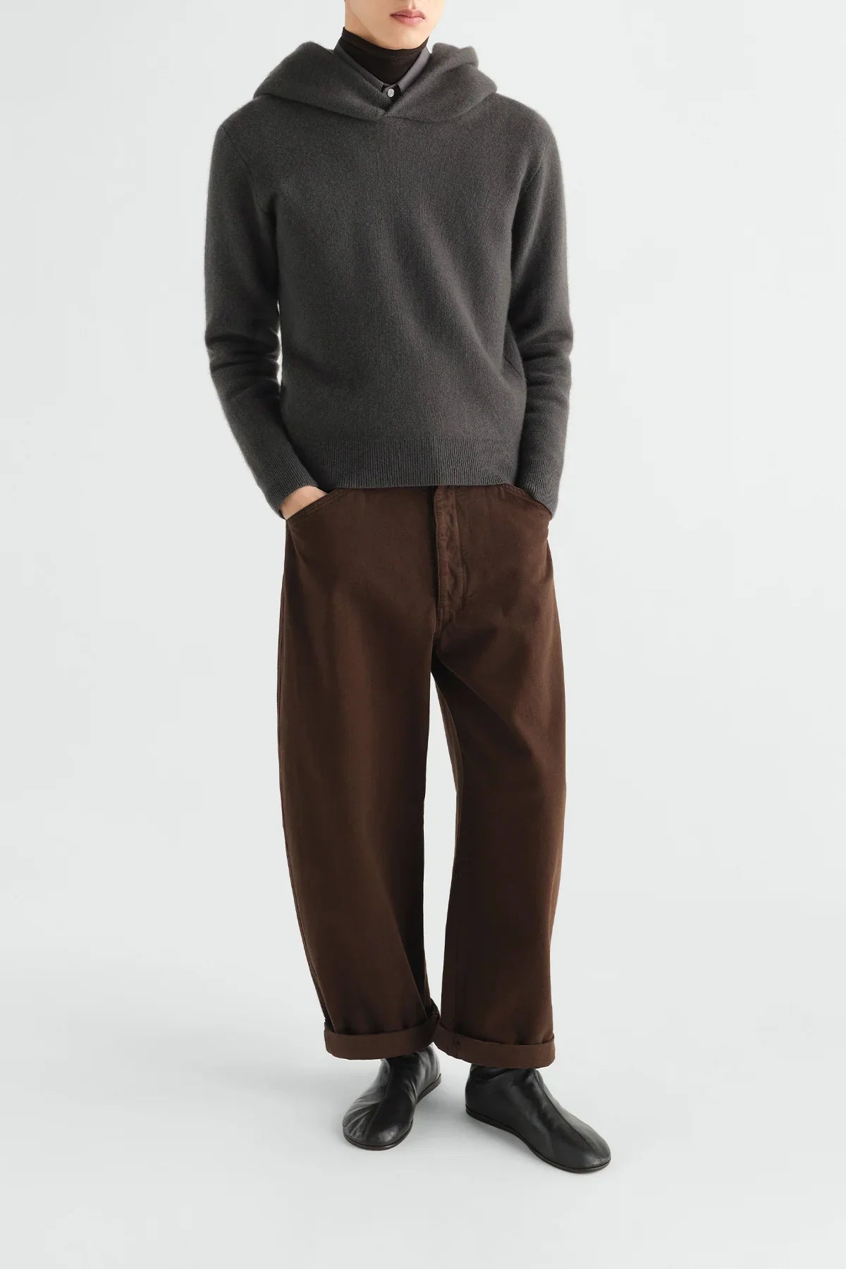 Lemaire | Hooded Sweater In Cashmere