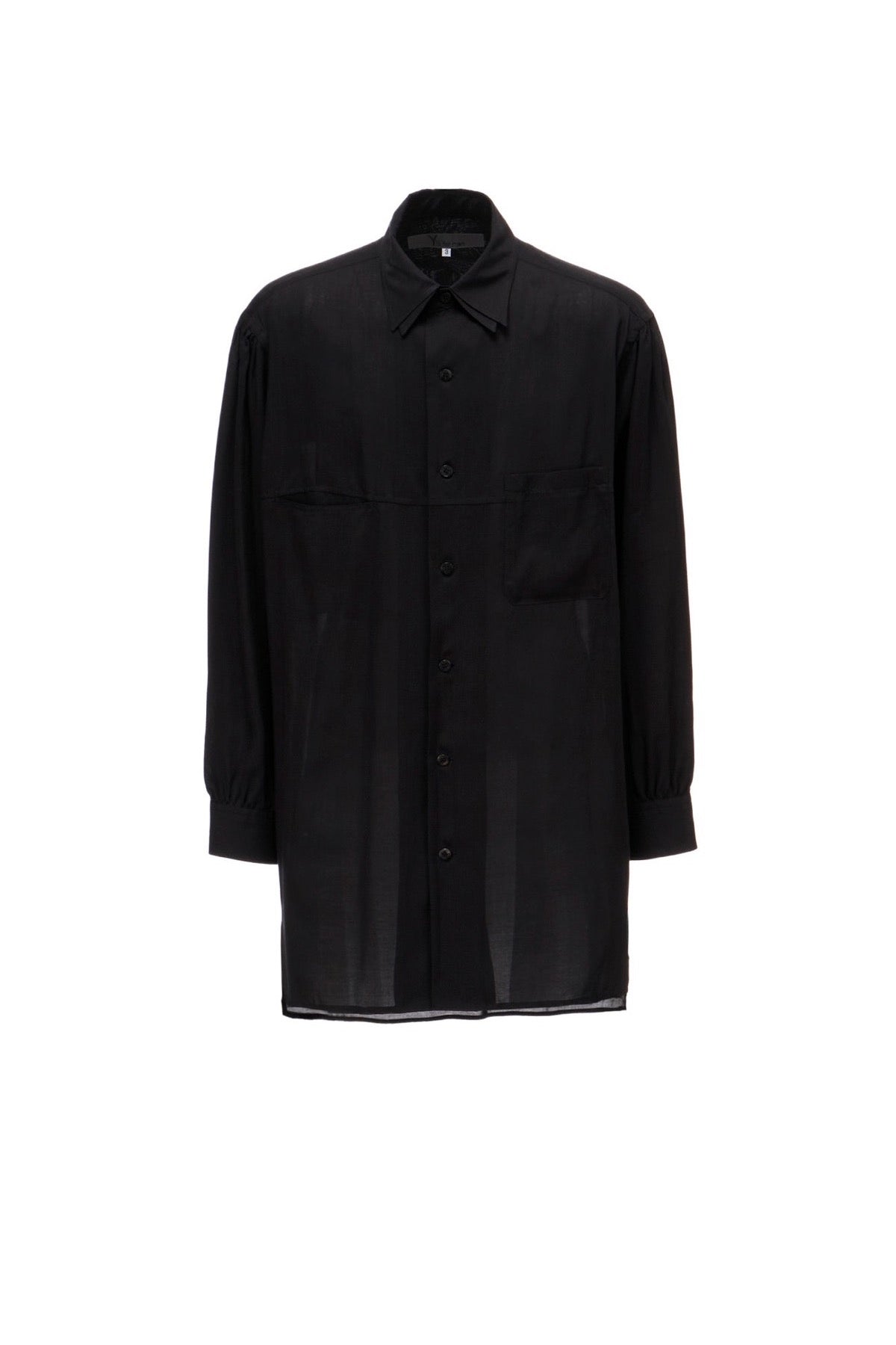 Y's | Cellulose Lawn Double Collar Shirt