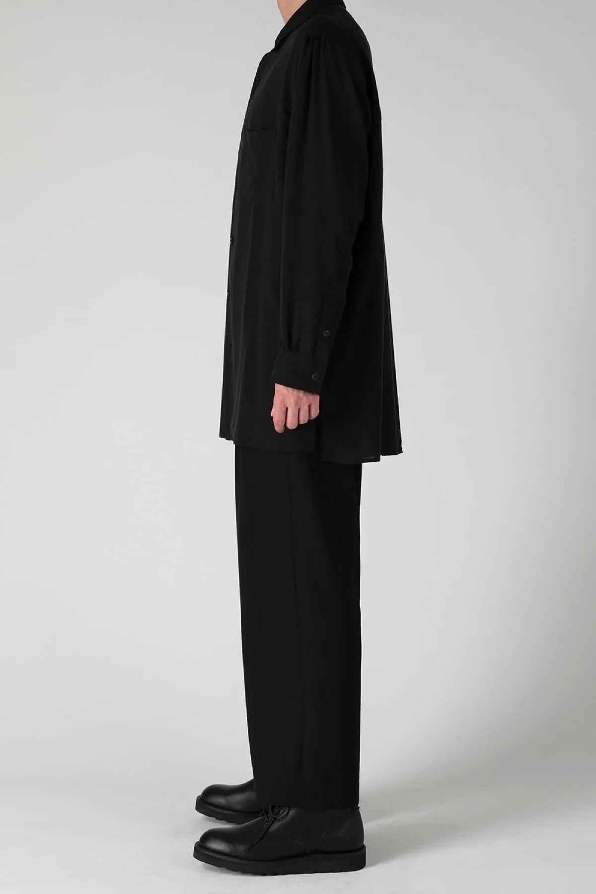 Y's | Cellulose Lawn Double Collar Shirt